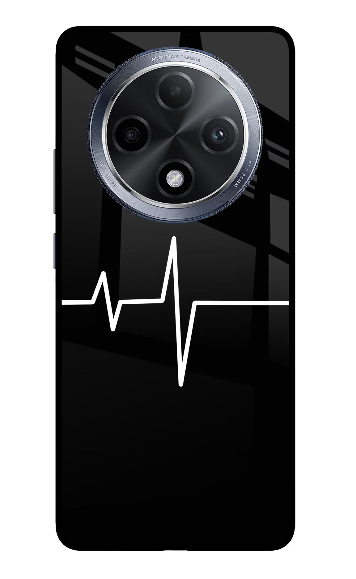 Heart Beats Oppo F27 Pro Glass Case - Heart Beats Oppo F27 Pro Glass Case Heart Beats Oppo F27 Pro Glass Case