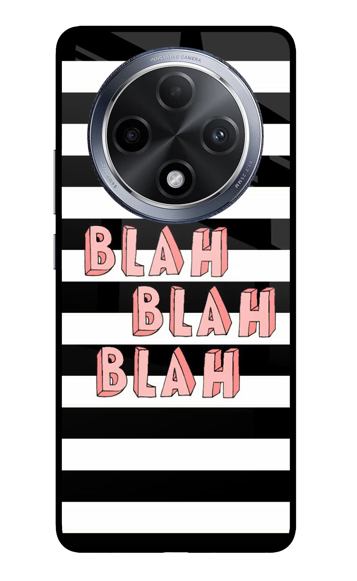 Blah Blah Blah Oppo F27 Pro Glass Case - Blah Blah Blah Oppo F27 Pro Glass Case Blah Blah Blah Oppo F27 Pro Glass Case