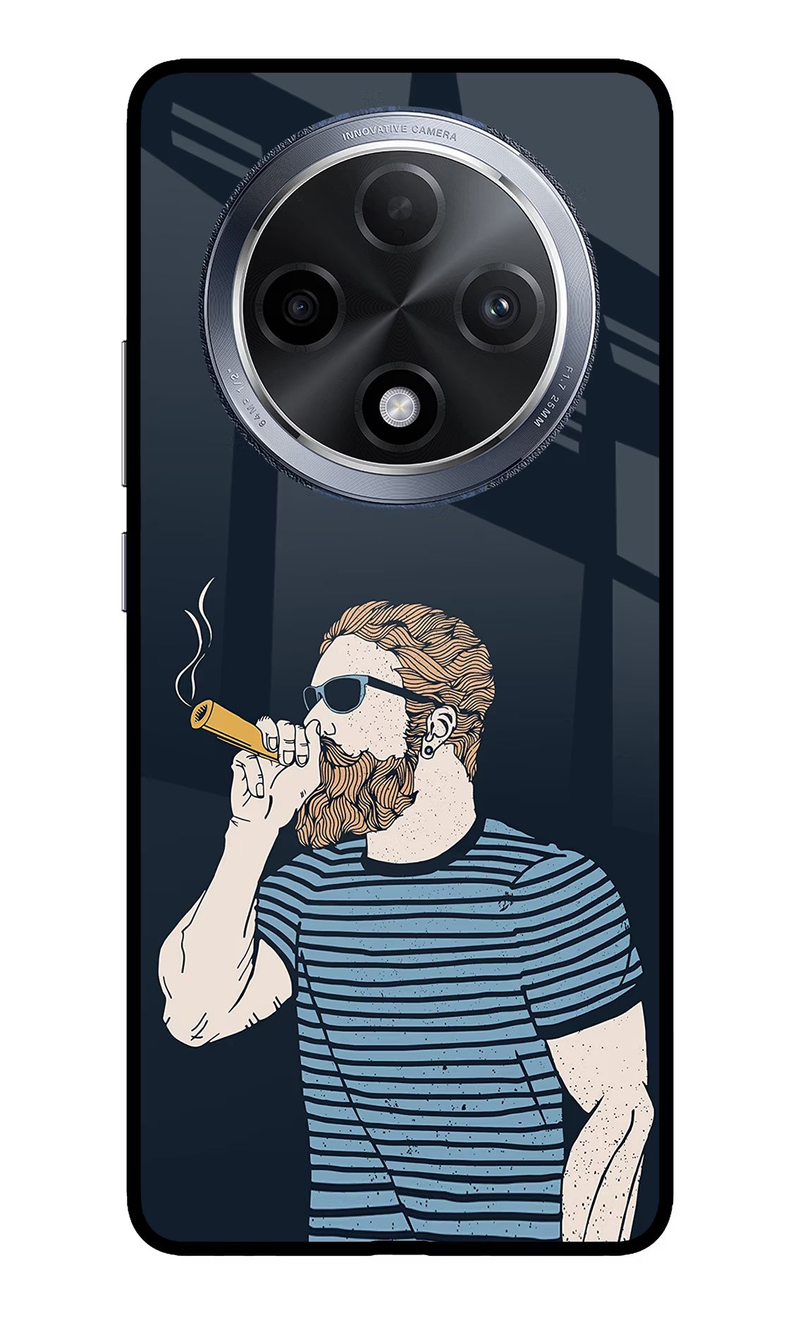 Smoking Oppo F27 Pro Glass Case - Smoking Oppo F27 Pro Glass Case Smoking Oppo F27 Pro Glass Case