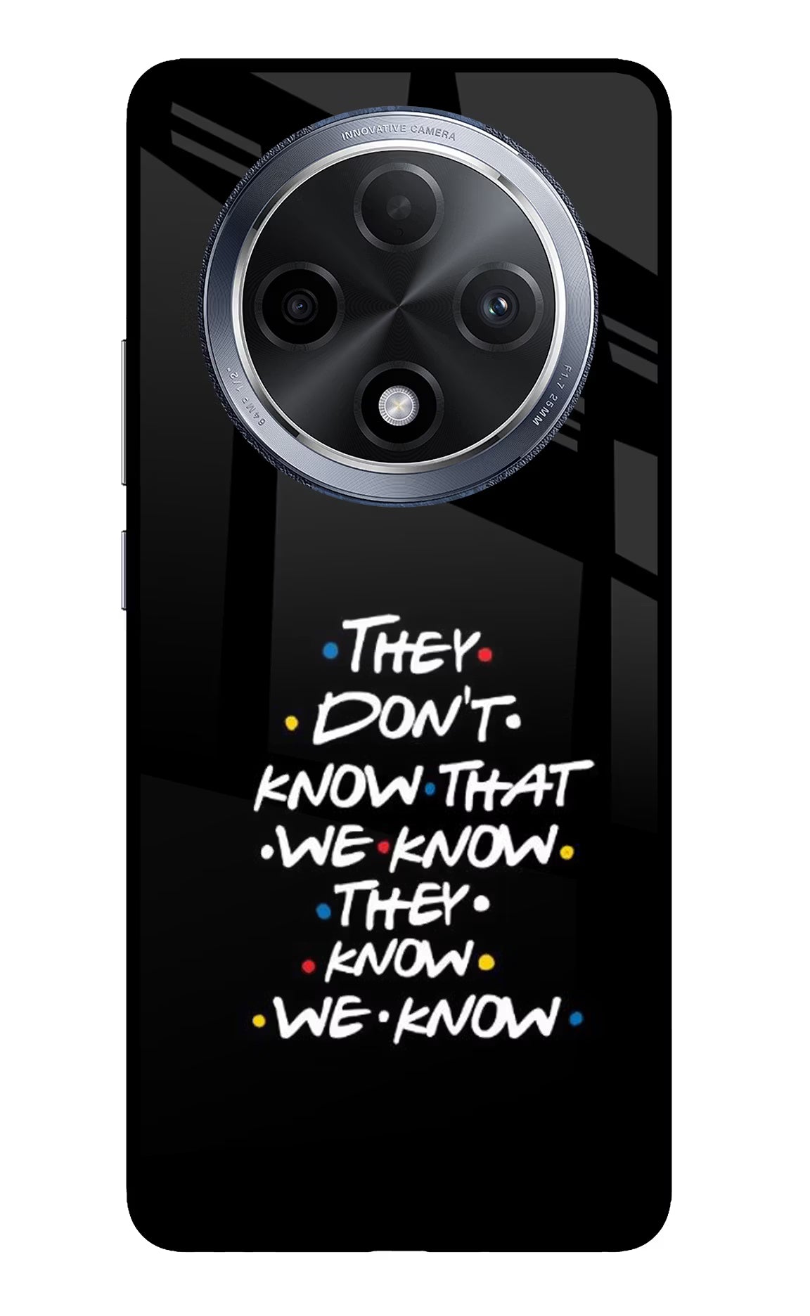 FRIENDS Dialogue Oppo F27 Pro Glass Case - FRIENDS Dialogue Oppo F27 Pro Glass Case FRIENDS Dialogue Oppo F27 Pro Glass Case