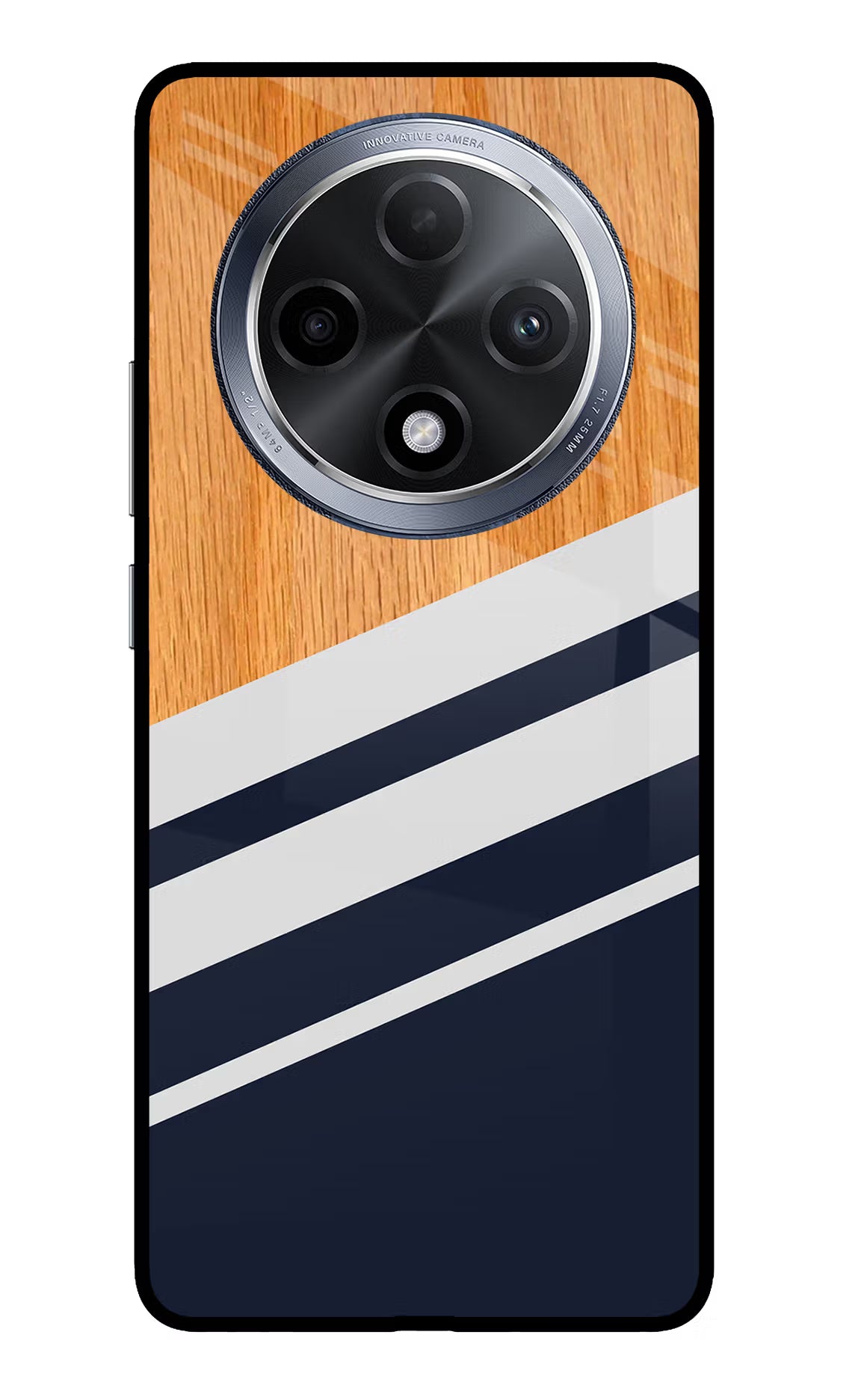 Blue and white wooden Oppo F27 Pro Glass Case - Blue and white wooden Oppo F27 Pro Glass Case Blue and white wooden Oppo F27 Pro Glass Case