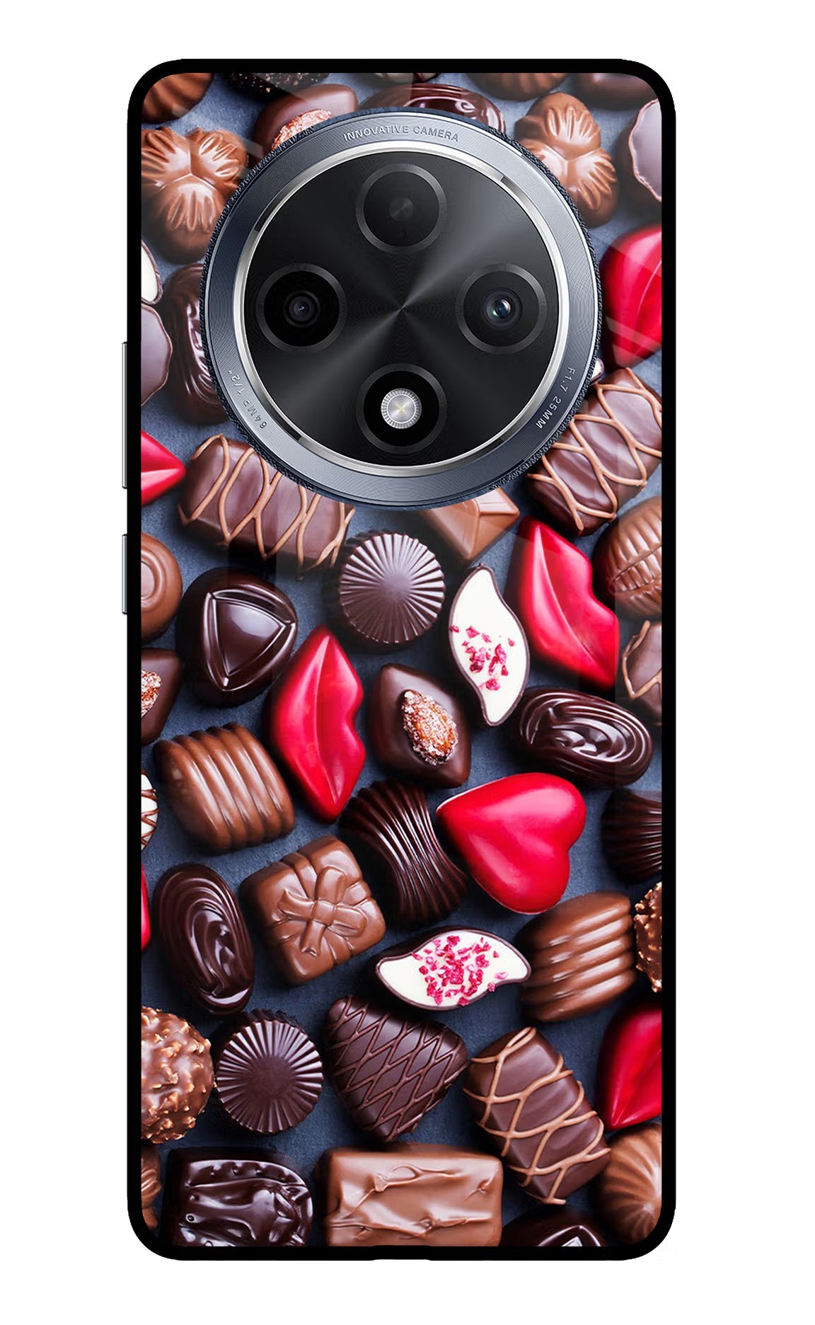 Chocolates Oppo F27 Pro Glass Case - Chocolates Oppo F27 Pro Glass Case Chocolates Oppo F27 Pro Glass Case