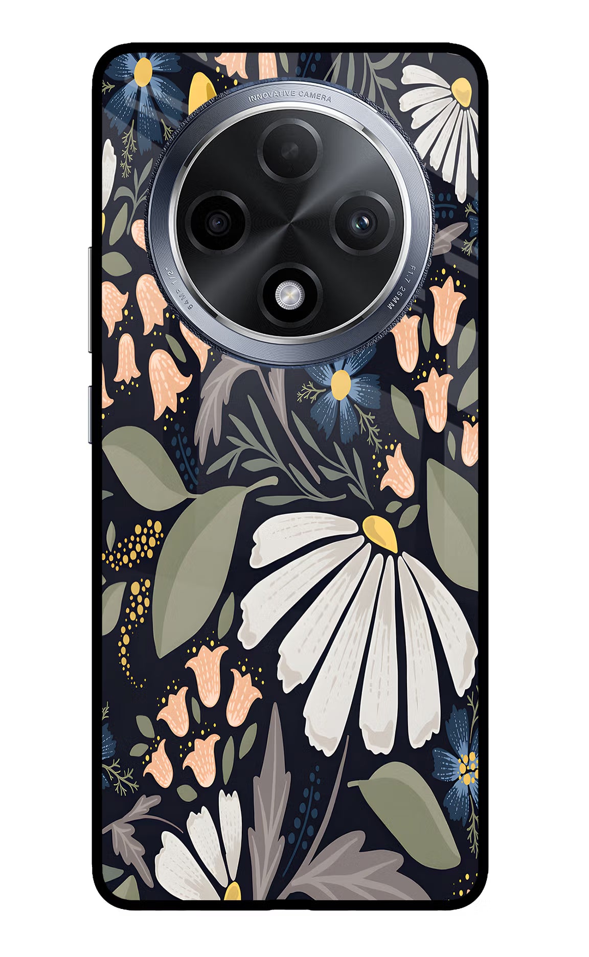 Flowers Art Oppo F27 Pro Glass Case - Flowers Art Oppo F27 Pro Glass Case Flowers Art Oppo F27 Pro Glass Case