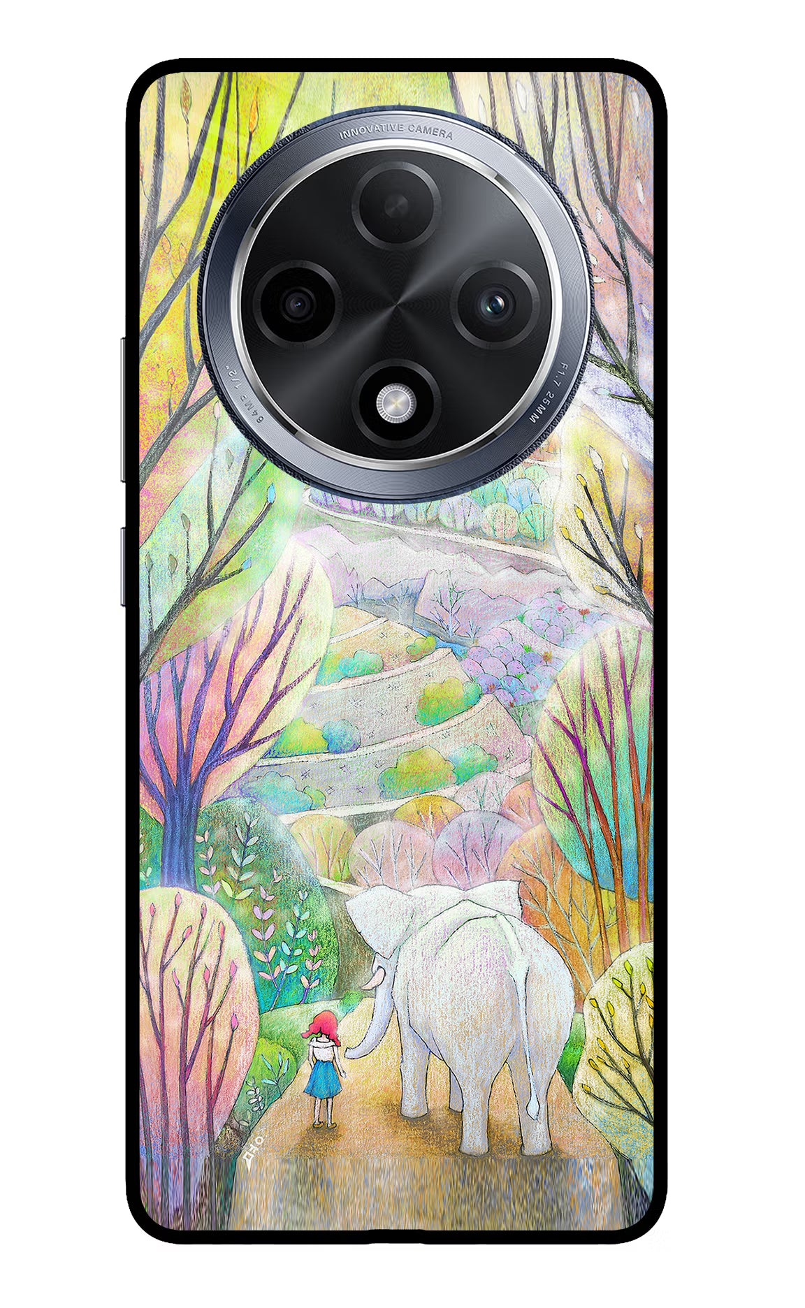Nature Painting Oppo F27 Pro Glass Case - Nature Painting Oppo F27 Pro Glass Case Nature Painting Oppo F27 Pro Glass Case
