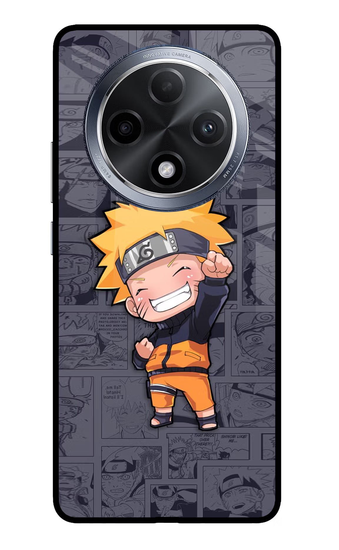 Chota Naruto Oppo F27 Pro Glass Case - Chota Naruto Oppo F27 Pro Glass Case Chota Naruto Oppo F27 Pro Glass Case