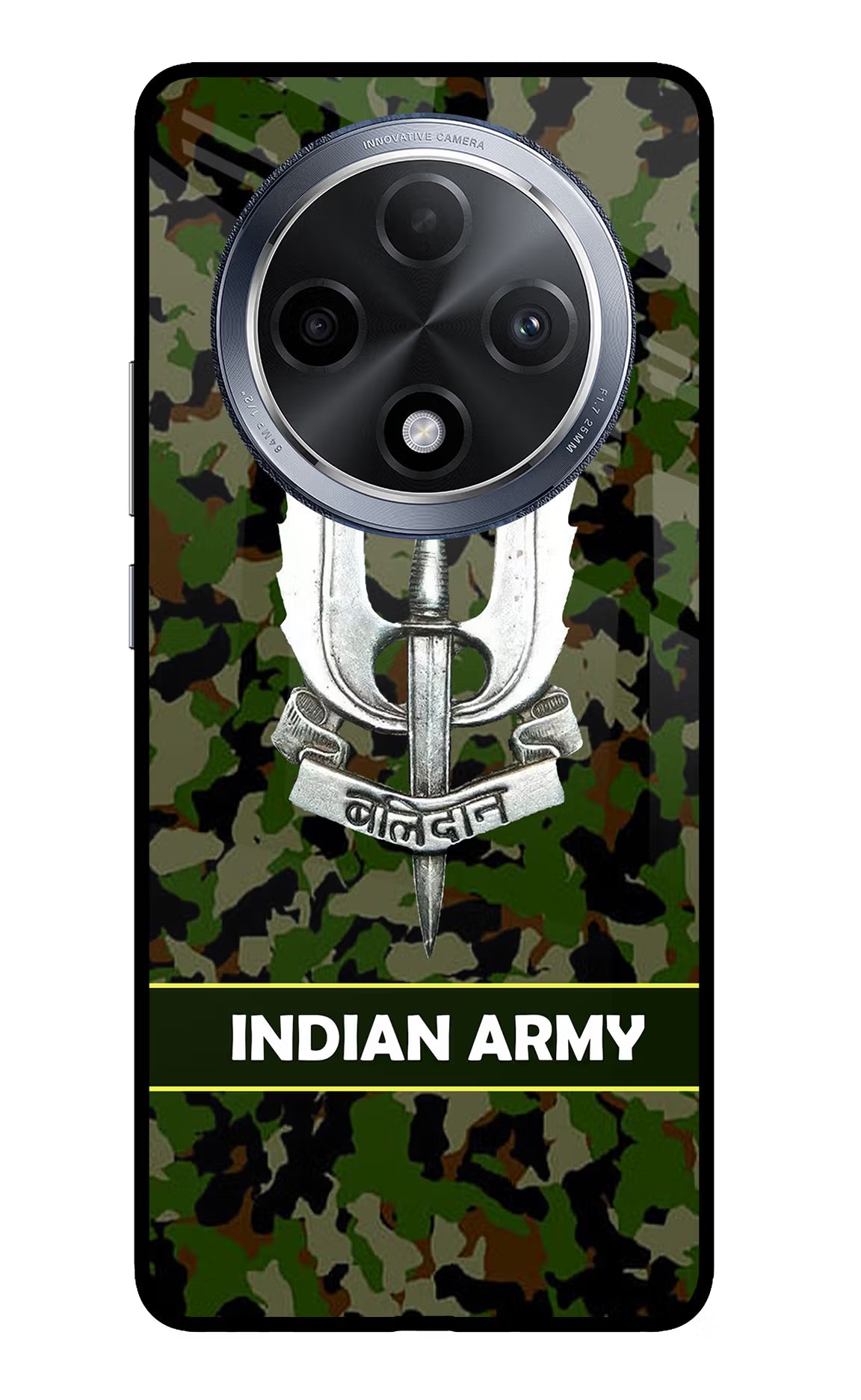 Balidan Indian Logo Oppo F27 Pro Glass Case - Balidan Indian Logo Oppo F27 Pro Glass Case Balidan Indian Logo Oppo F27 Pro Glass Case