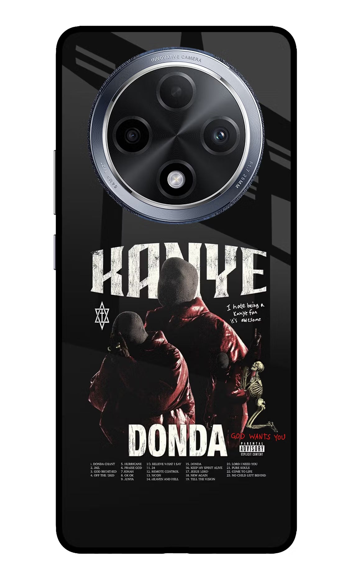Donda Kanye West Oppo F27 Pro Glass Case - Donda Kanye West Oppo F27 Pro Glass Case Donda Kanye West Oppo F27 Pro Glass Case