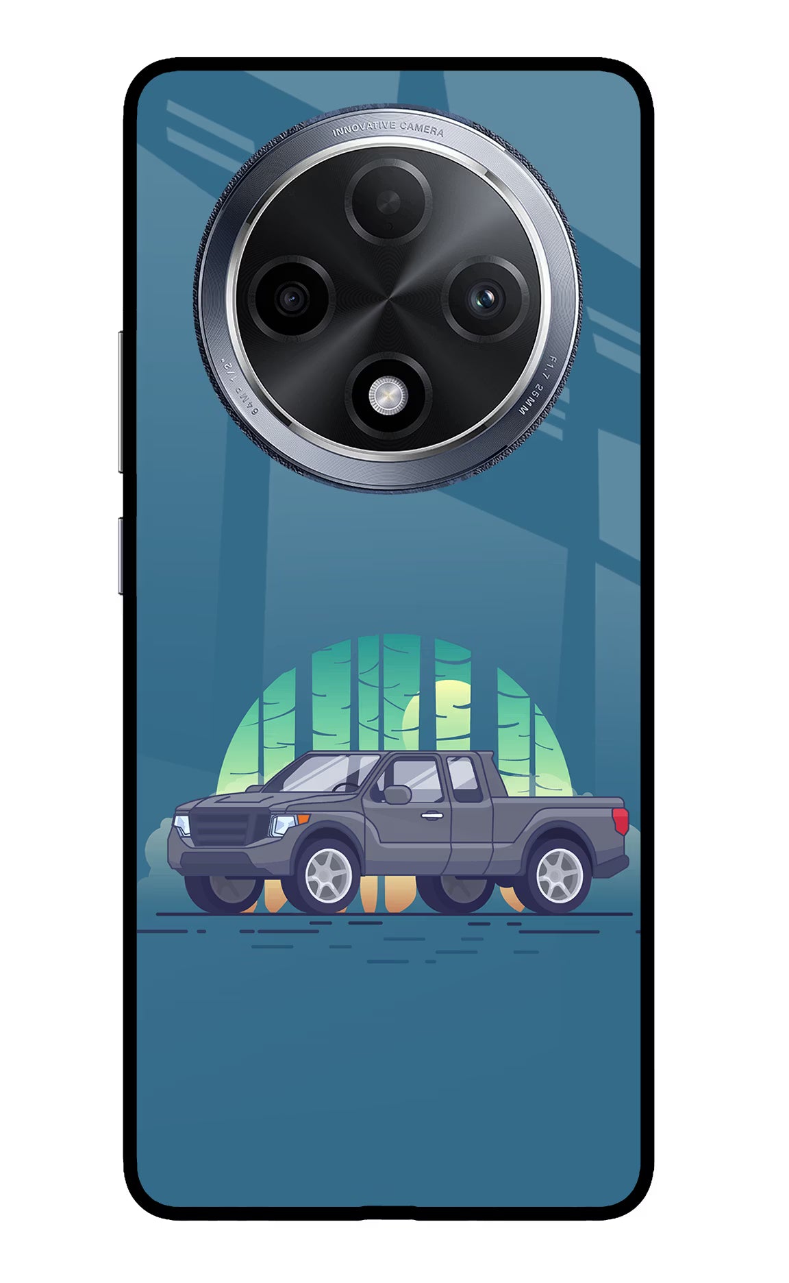 Retro Garage Vibe Oppo F27 Pro Glass Case - Retro Garage Vibe Oppo F27 Pro Glass Case Retro Garage Vibe Oppo F27 Pro Glass Case