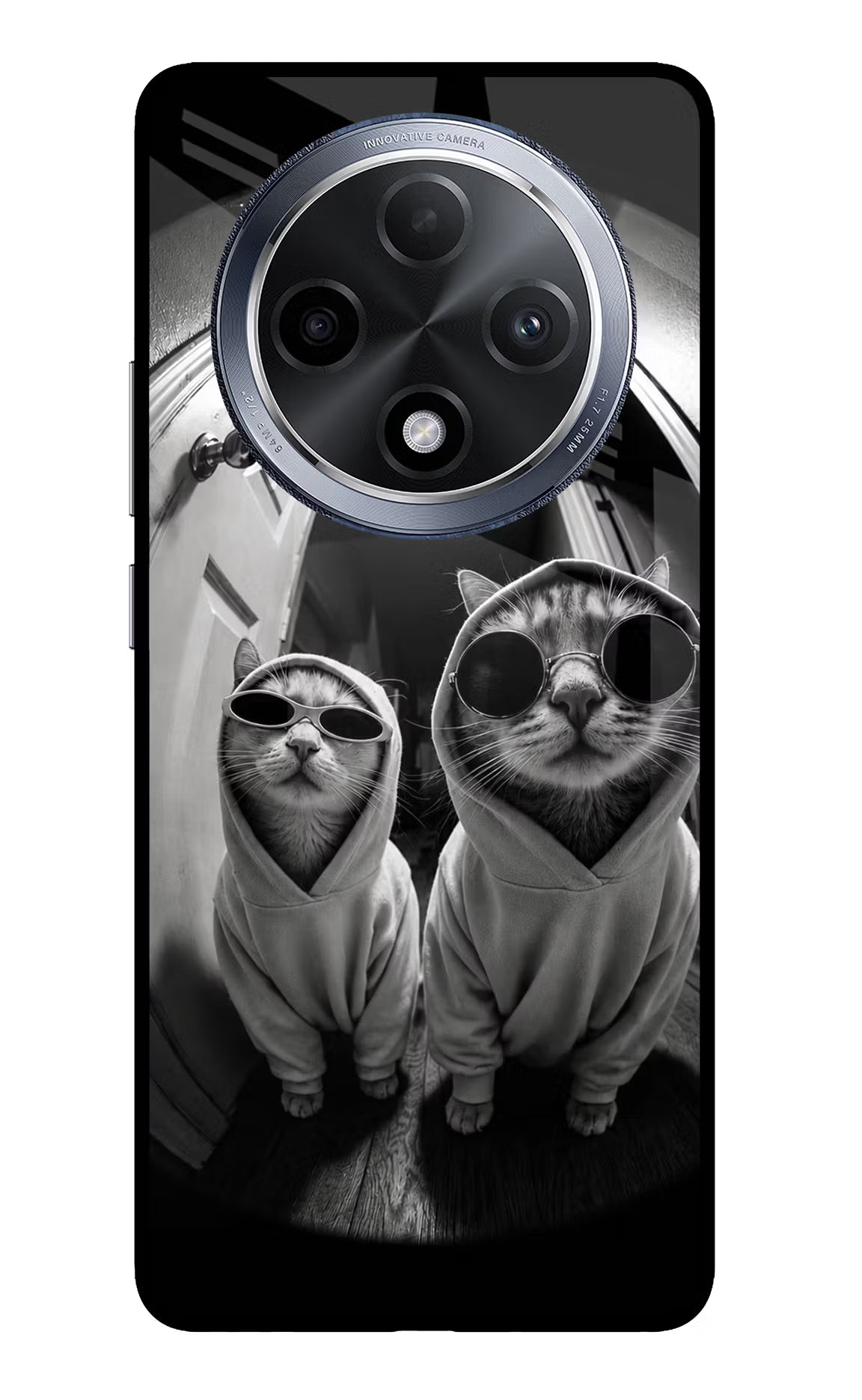 Hood Cats Oppo F27 Pro Glass Case - Hood Cats Oppo F27 Pro Glass Case Hood Cats Oppo F27 Pro Glass Case