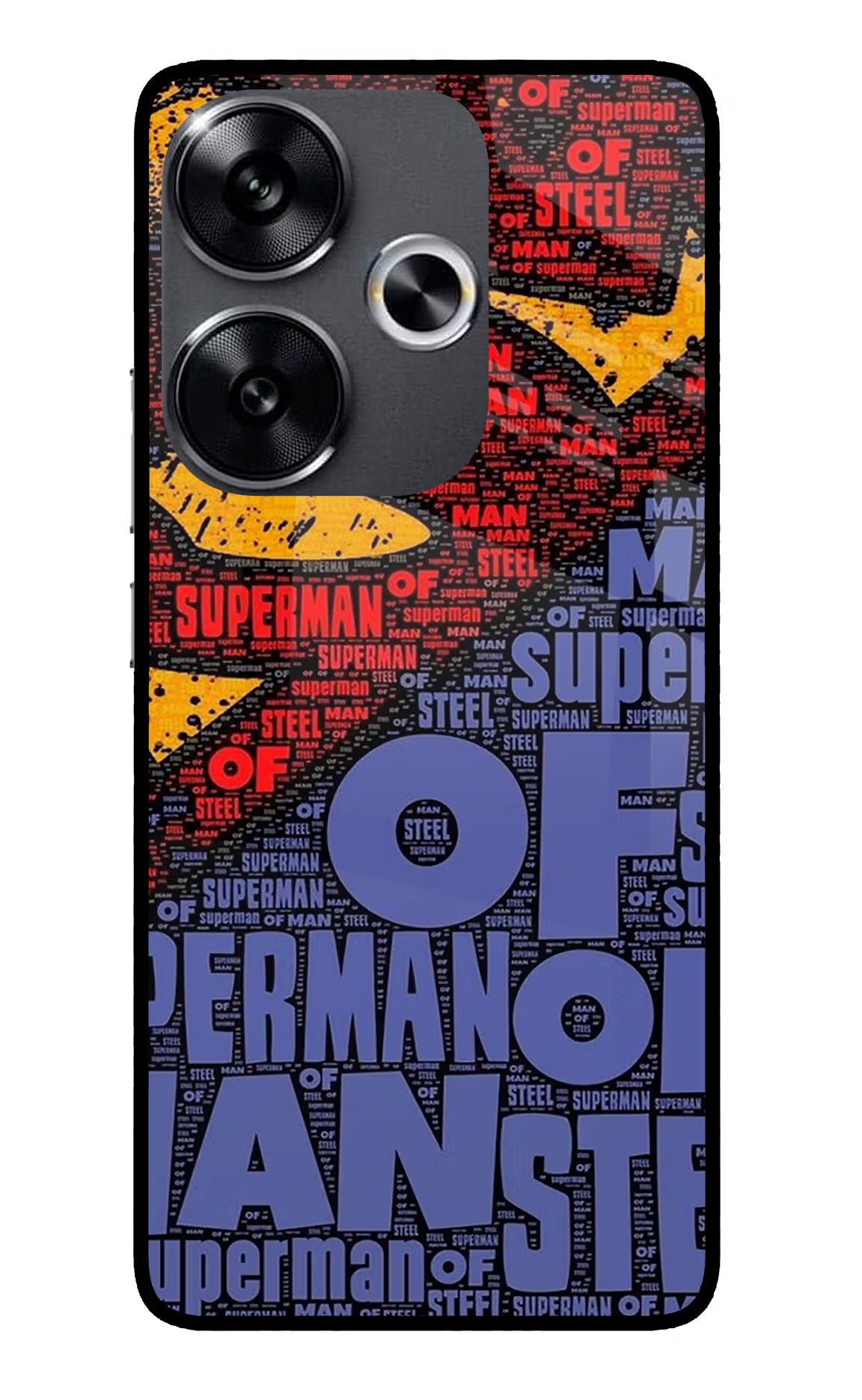 Superman Poco F6 5G Glass Case - Superman Poco F6 5G Glass Case Superman Poco F6 5G Glass Case