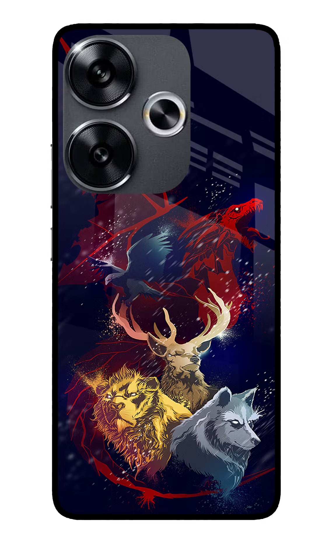 Game Of Thrones Poco F6 5G Glass Case - Game Of Thrones Poco F6 5G Glass Case Game Of Thrones Poco F6 5G Glass Case
