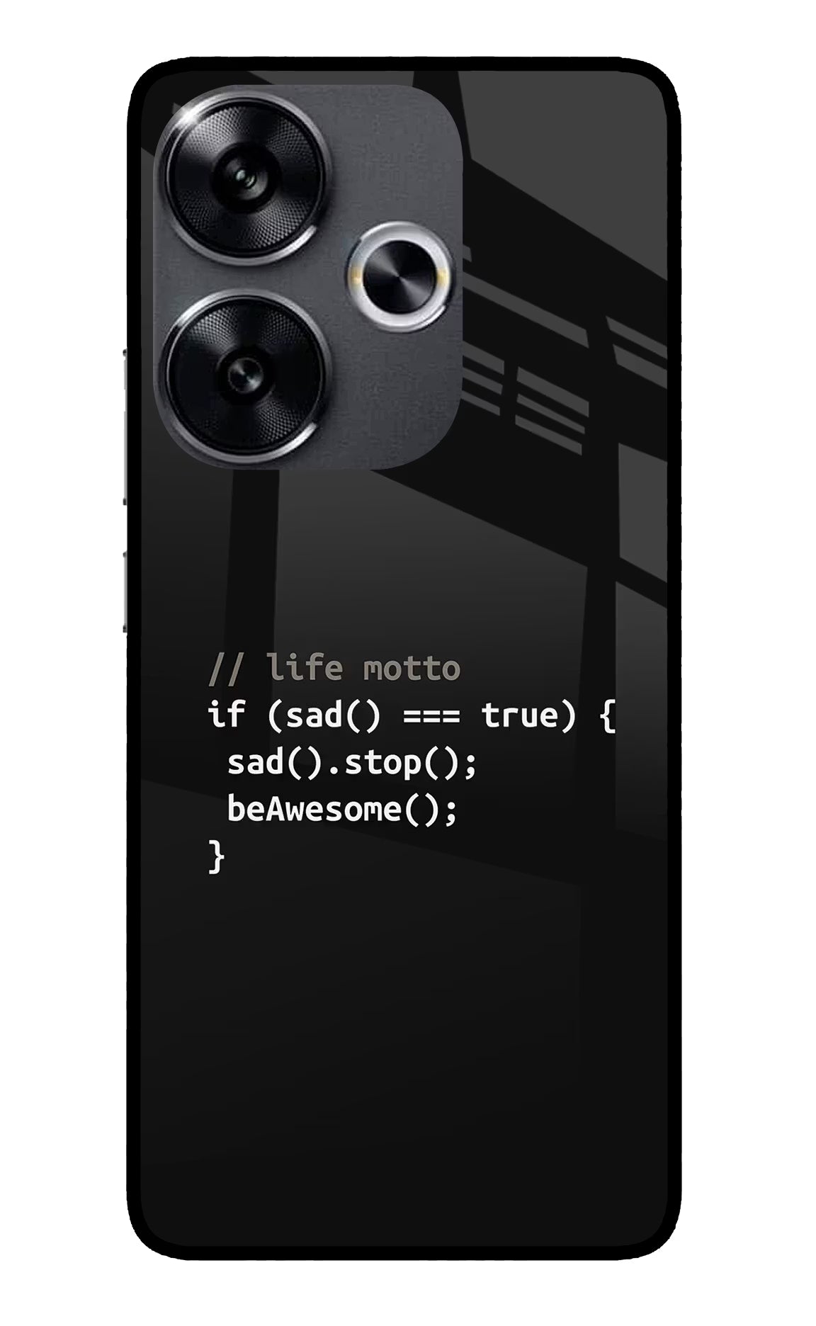 Life Motto Code Poco F6 5G Glass Case - Life Motto Code Poco F6 5G Glass Case Life Motto Code Poco F6 5G Glass Case