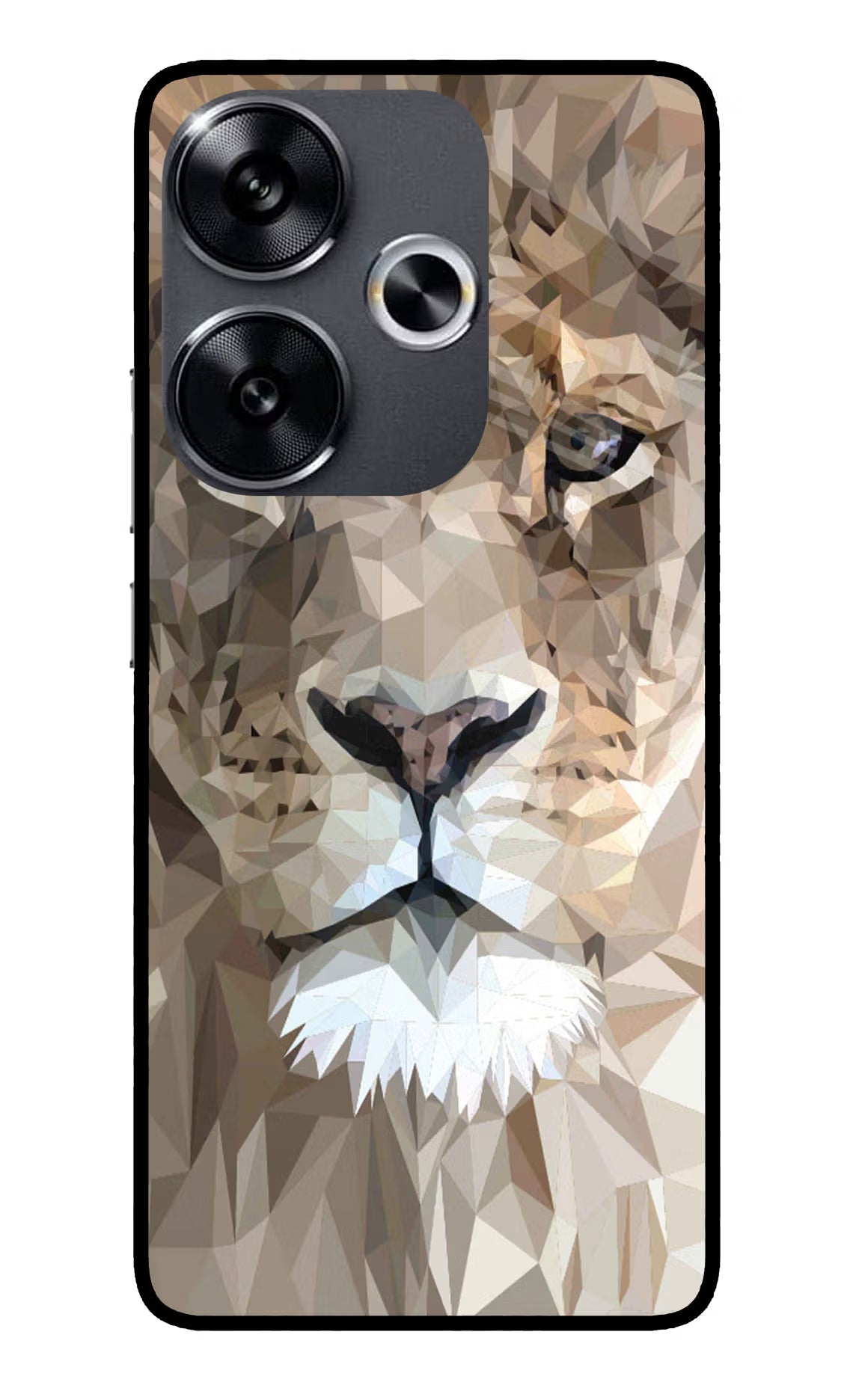 Lion Art Poco F6 5G Glass Case - Lion Art Poco F6 5G Glass Case Lion Art Poco F6 5G Glass Case