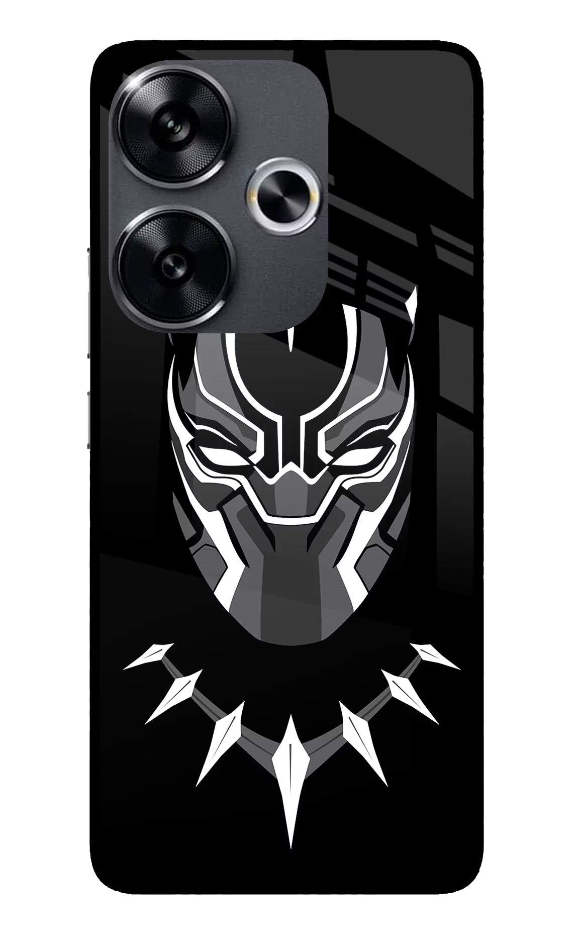 Black Panther Poco F6 5G Glass Case - Black Panther Poco F6 5G Glass Case Black Panther Poco F6 5G Glass Case