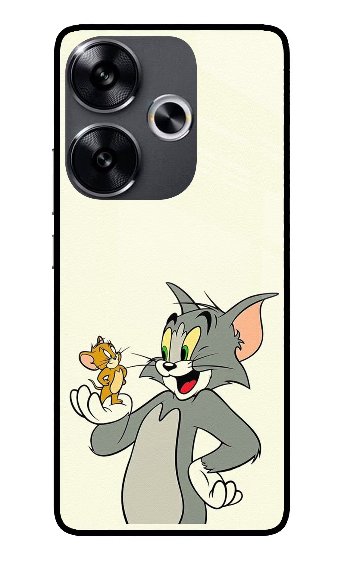 Tom & Jerry Poco F6 5G Glass Case - Tom & Jerry Poco F6 5G Glass Case Tom & Jerry Poco F6 5G Glass Case