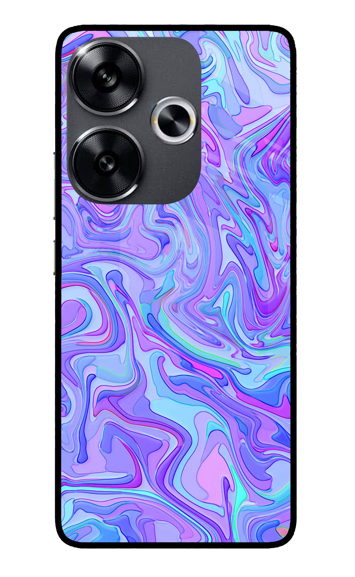 Glitter Poco F6 5G Glass Case - Glitter Poco F6 5G Glass Case Glitter Poco F6 5G Glass Case