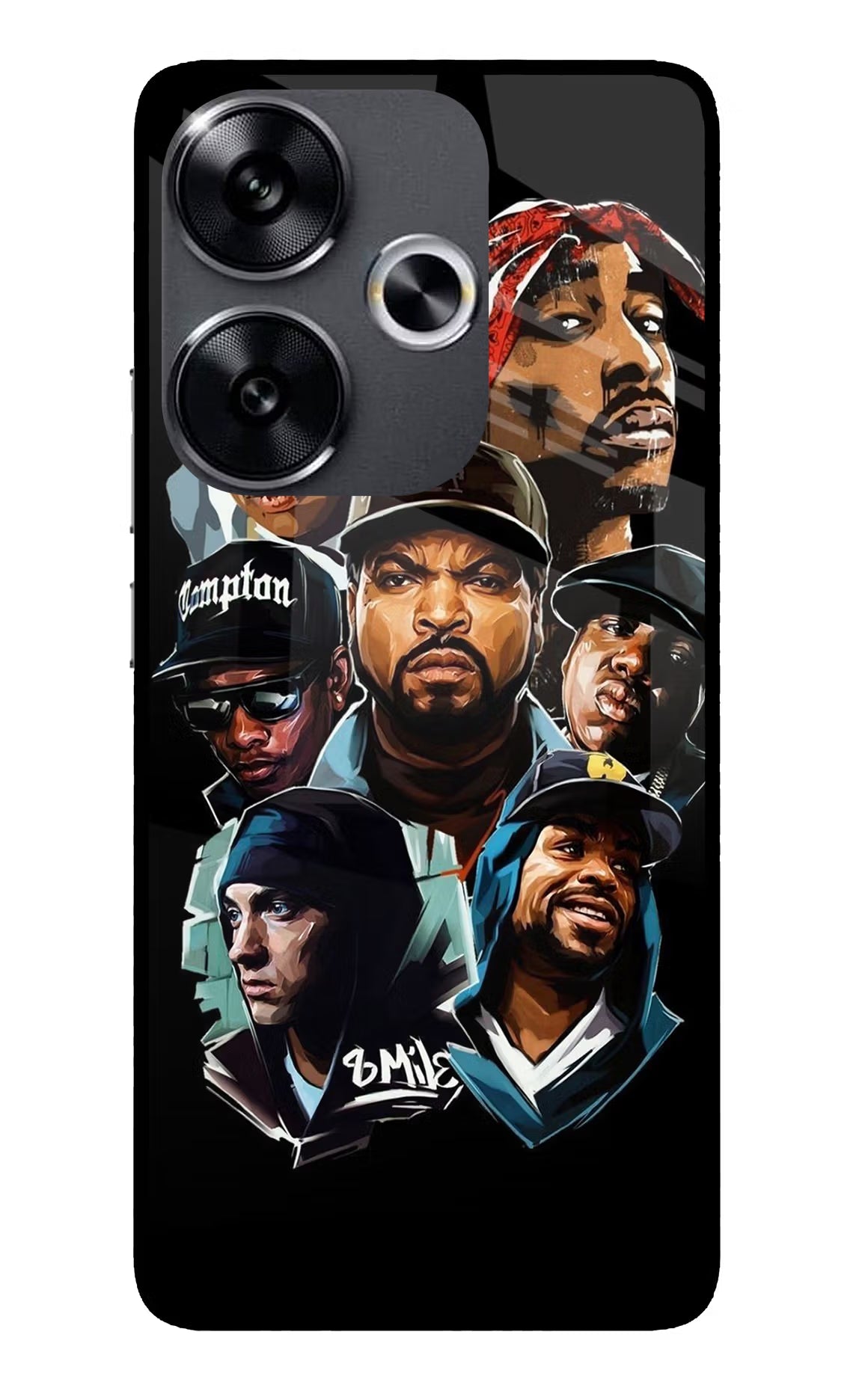 Rappers Poco F6 5G Glass Case - Rappers Poco F6 5G Glass Case Rappers Poco F6 5G Glass Case