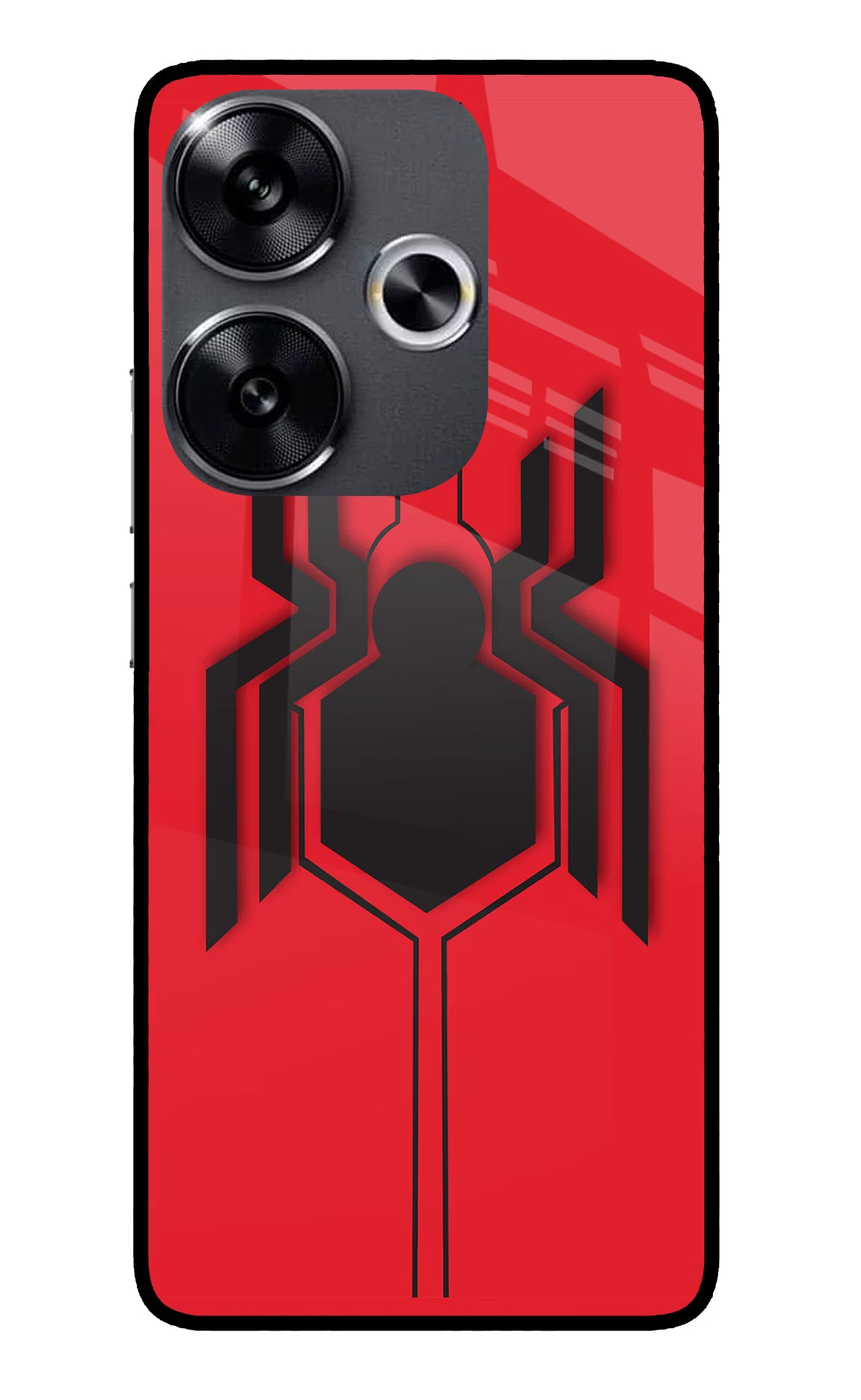 Spider Poco F6 5G Glass Case - Spider Poco F6 5G Glass Case Spider Poco F6 5G Glass Case