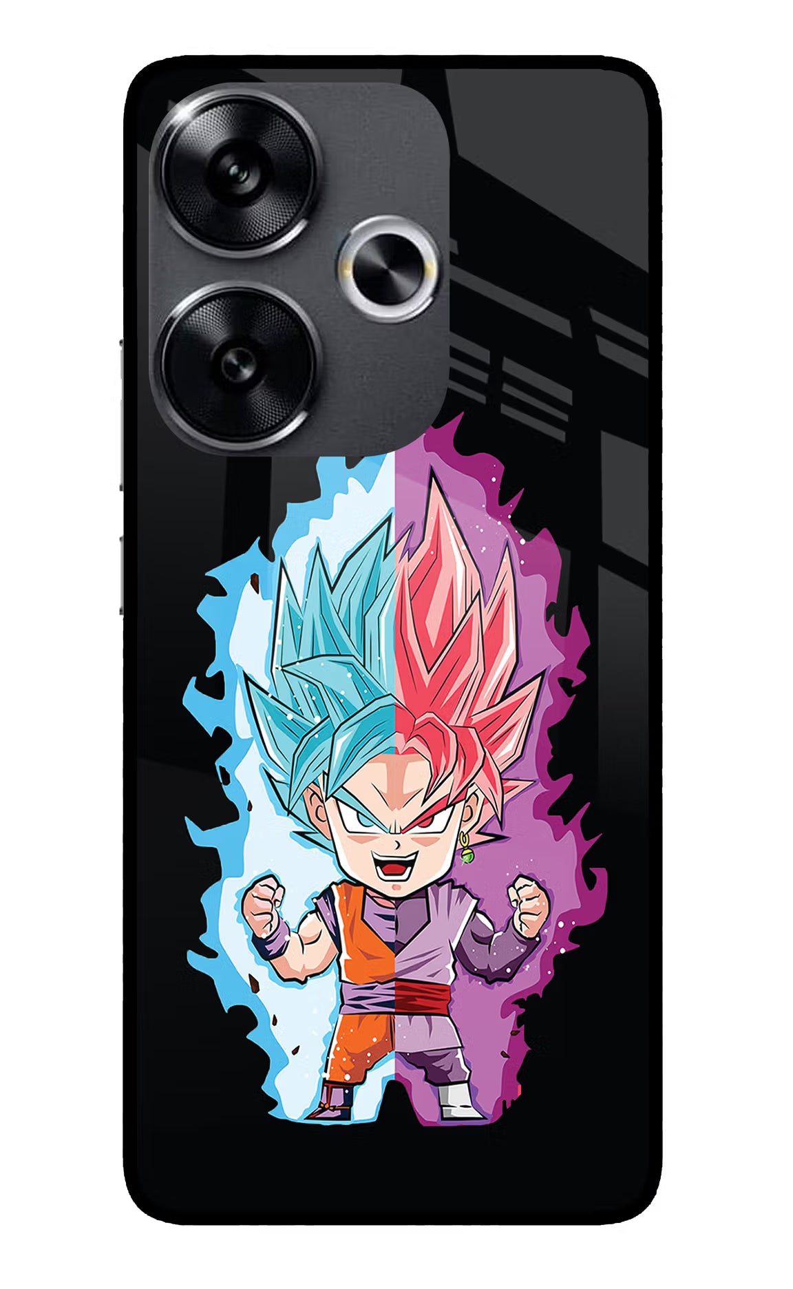 Chota Goku Poco F6 5G Glass Case - Chota Goku Poco F6 5G Glass Case Chota Goku Poco F6 5G Glass Case