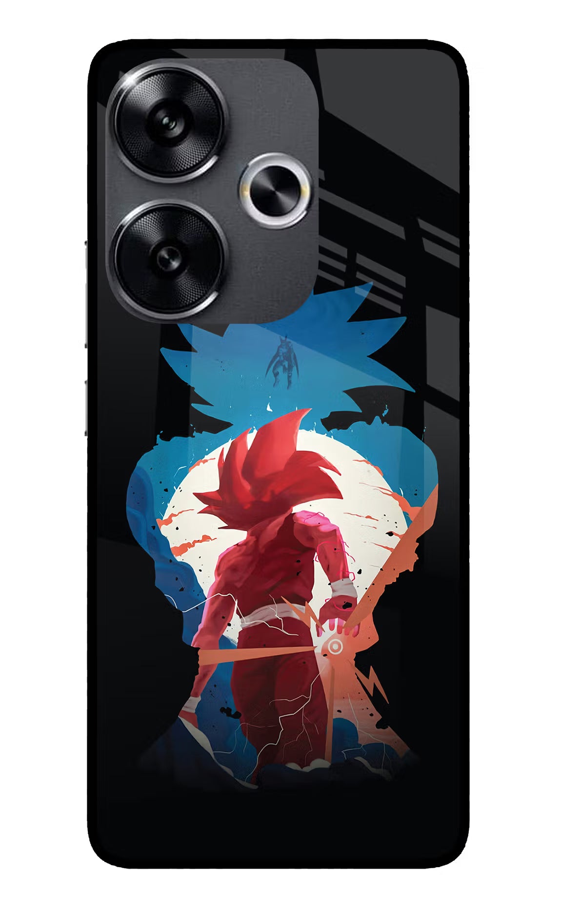 Goku Poco F6 5G Glass Case - Goku Poco F6 5G Glass Case Goku Poco F6 5G Glass Case