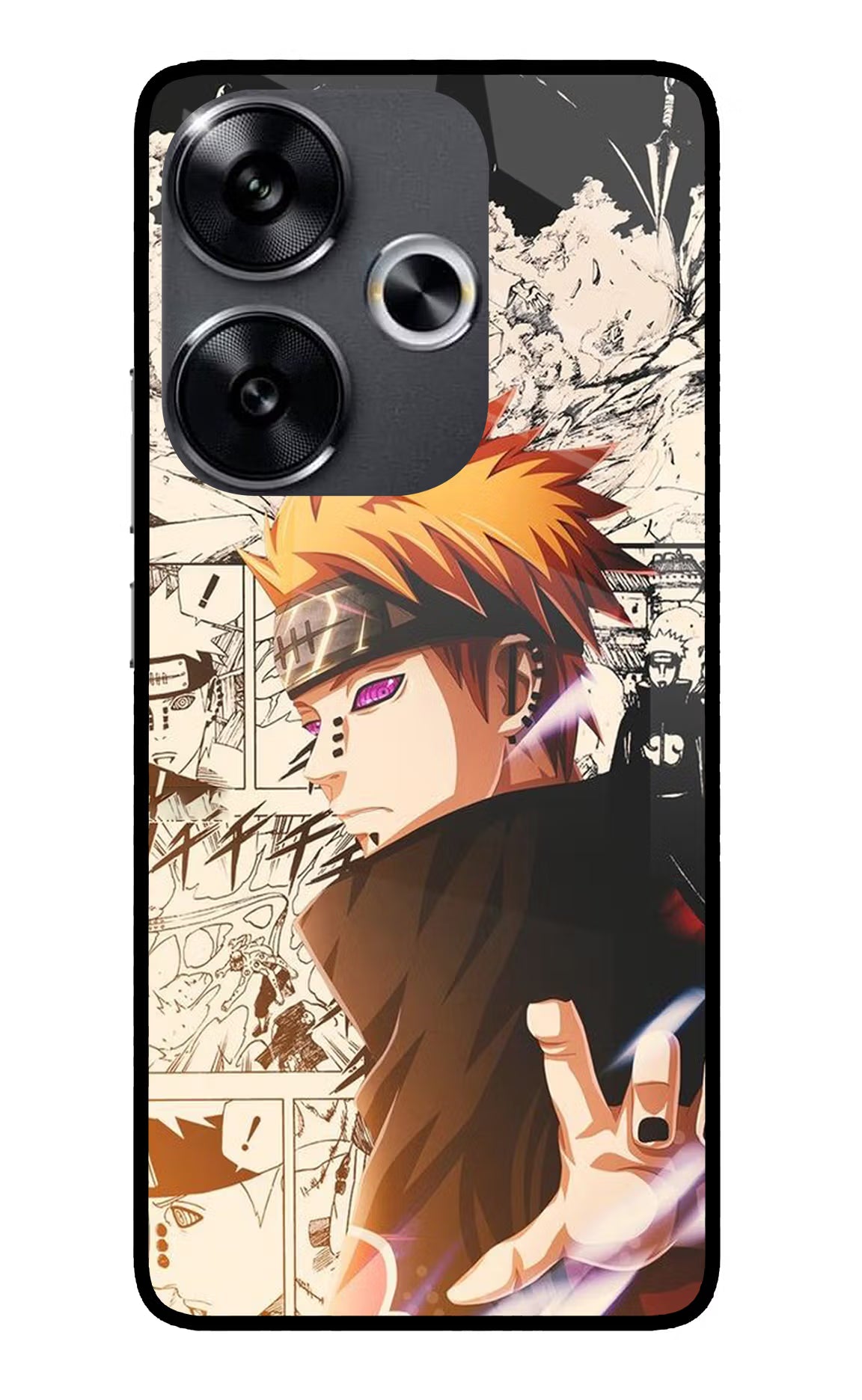 Pain Anime Poco F6 5G Glass Case - Pain Anime Poco F6 5G Glass Case Pain Anime Poco F6 5G Glass Case