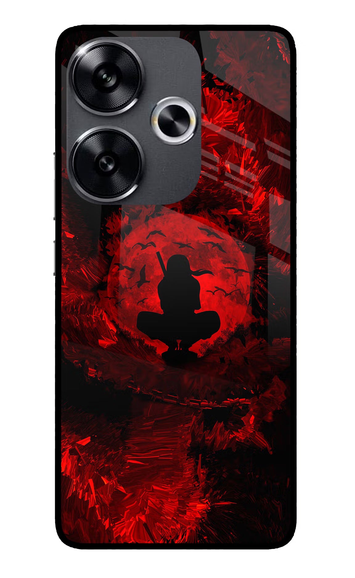 Itachi Uchiha Poco F6 5G Glass Case - Itachi Uchiha Poco F6 5G Glass Case Itachi Uchiha Poco F6 5G Glass Case