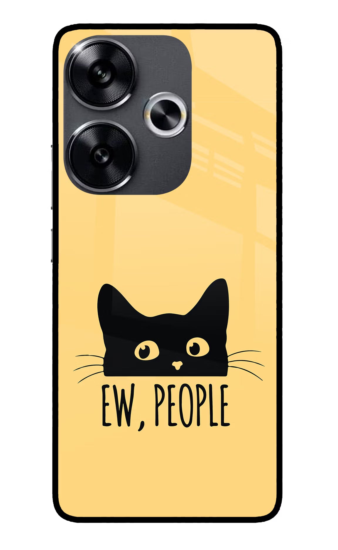 Ew People Catitude Poco F6 5G Glass Case - Ew People Catitude Poco F6 5G Glass Case Ew People Catitude Poco F6 5G Glass Case