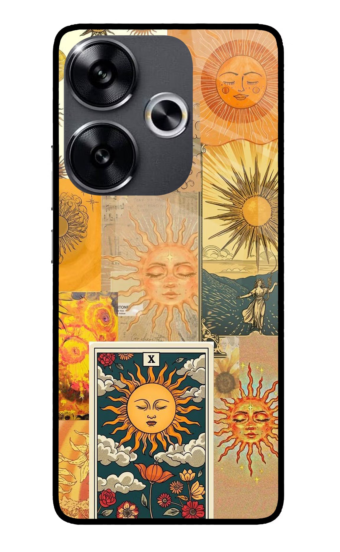 Sun Poco F6 5G Glass Case - Sun Poco F6 5G Glass Case Sun Poco F6 5G Glass Case