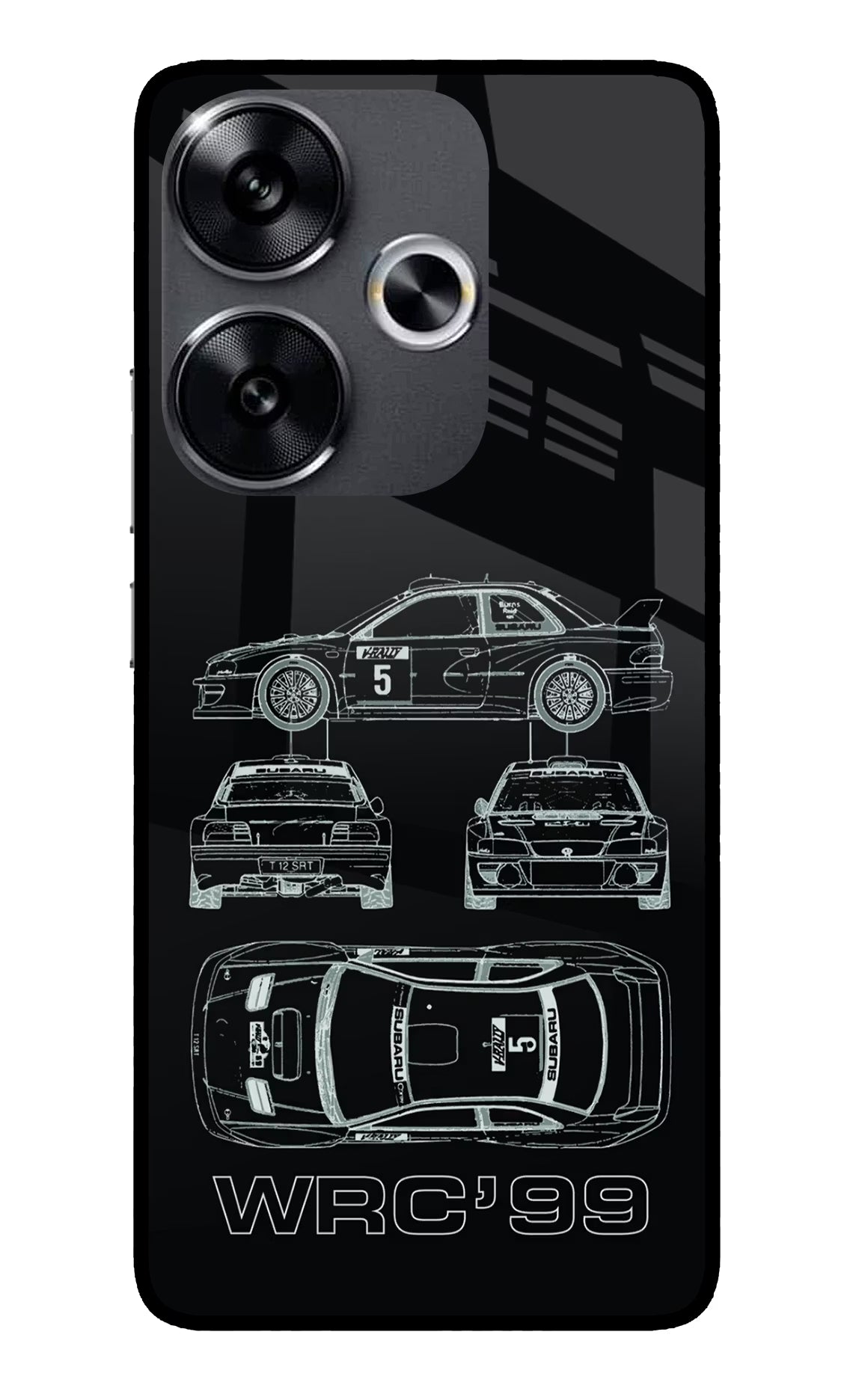 WRC'99 Poco F6 5G Glass Case - WRC'99 Poco F6 5G Glass Case WRC'99 Poco F6 5G Glass Case