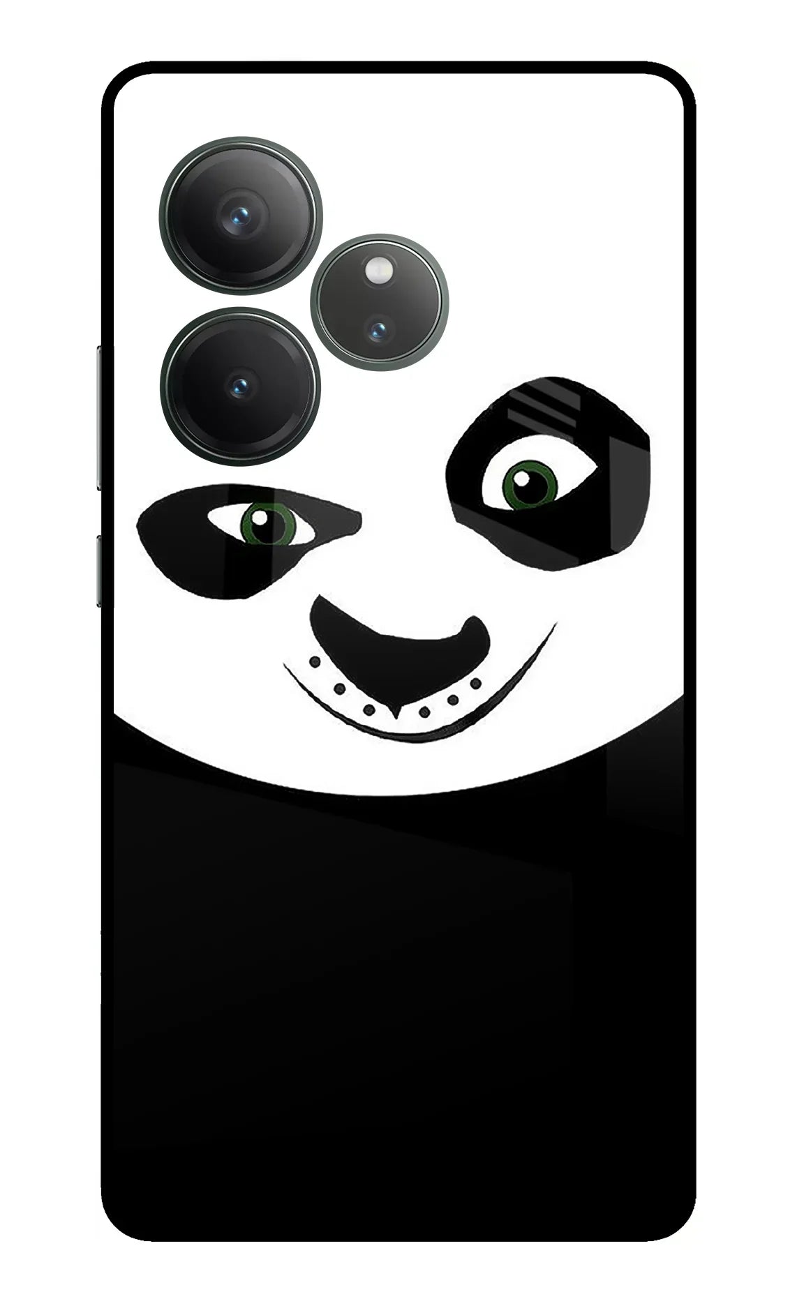 Panda Realme GT 6 Glass Case - Panda Realme GT 6 Glass Case Panda Realme GT 6 Glass Case
