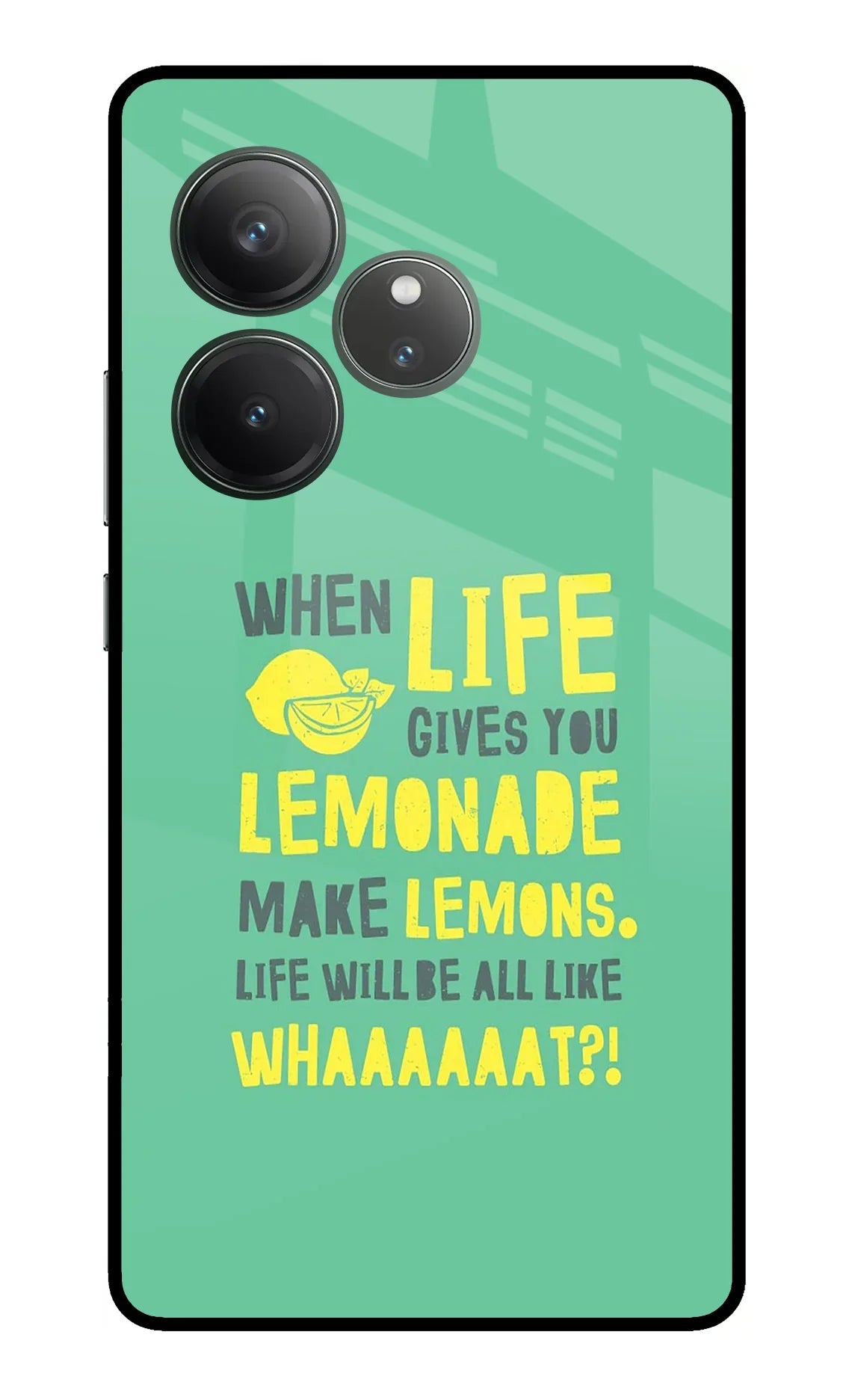 Quote Realme GT 6 Glass Case - Quote Realme GT 6 Glass Case Quote Realme GT 6 Glass Case