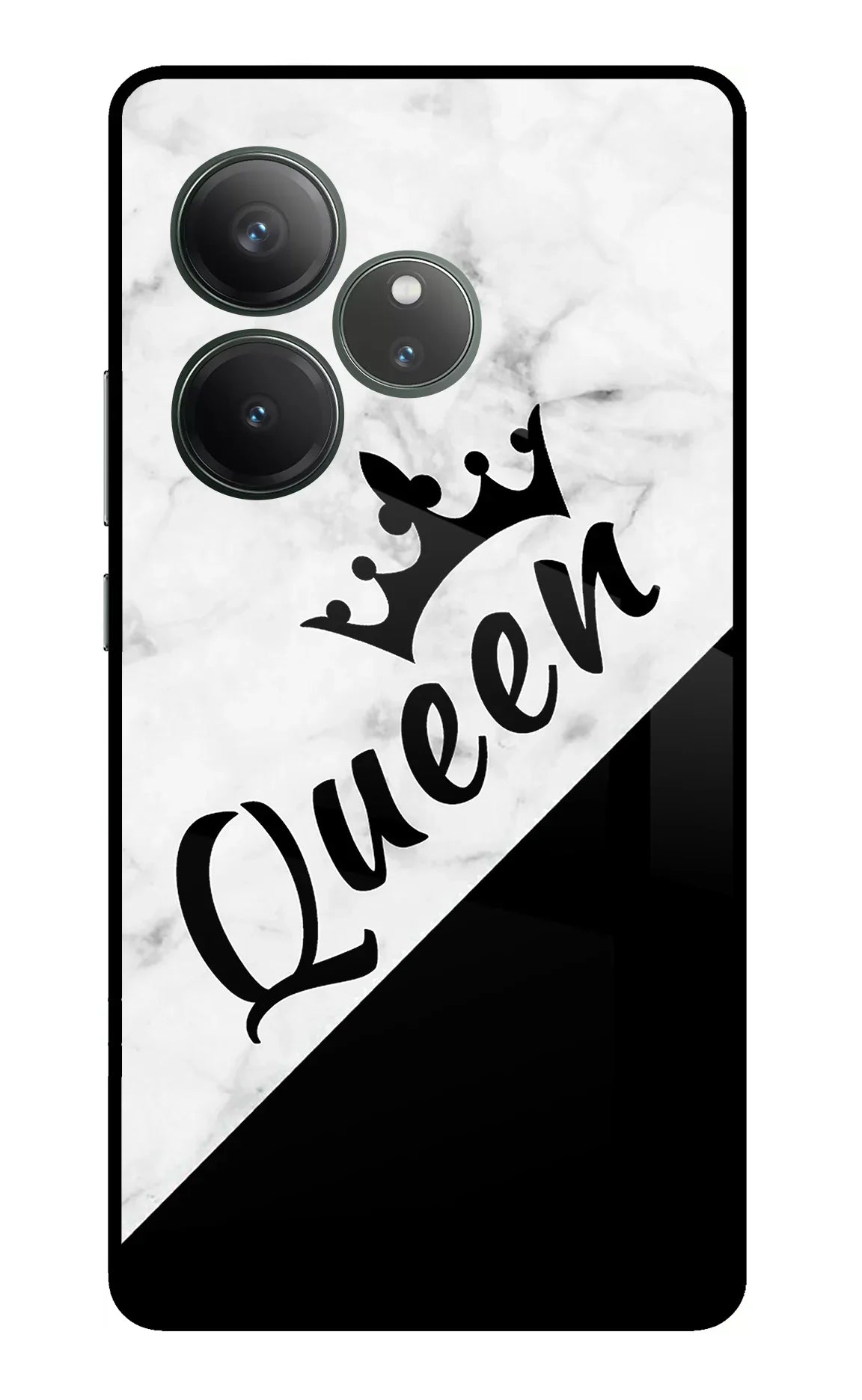 Queen Realme GT 6 Glass Case - Queen Realme GT 6 Glass Case Queen Realme GT 6 Glass Case