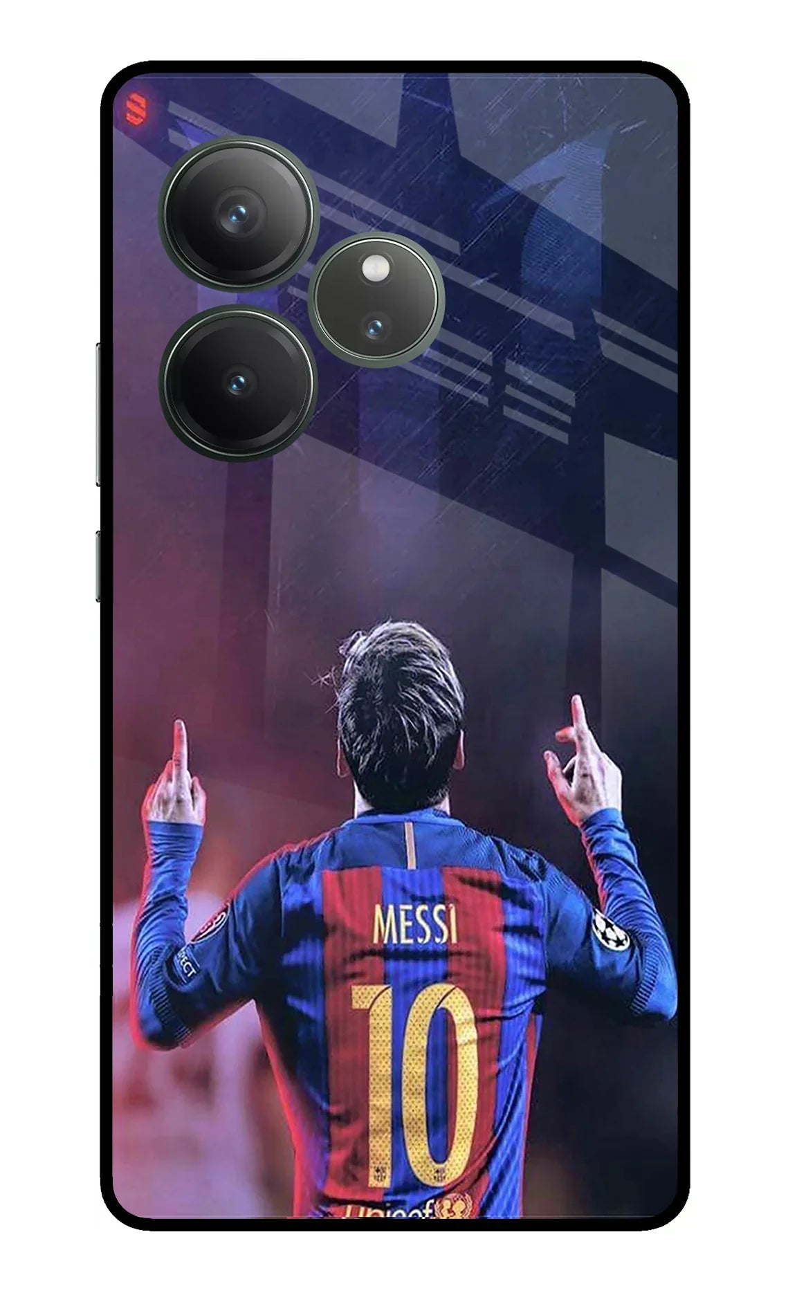 Messi Realme GT 6 Glass Case - Messi Realme GT 6 Glass Case Messi Realme GT 6 Glass Case