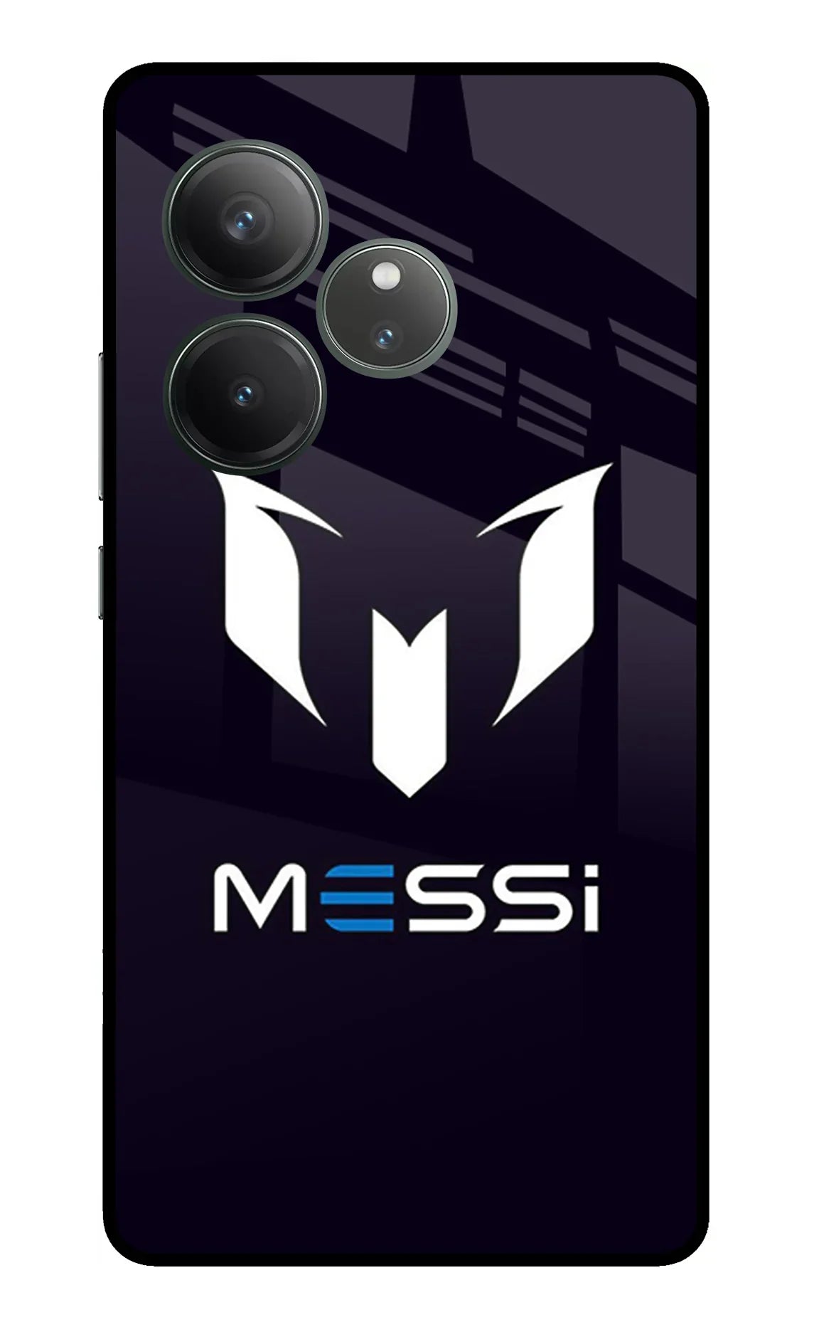 Messi Logo Realme GT 6 Glass Case - Messi Logo Realme GT 6 Glass Case Messi Logo Realme GT 6 Glass Case