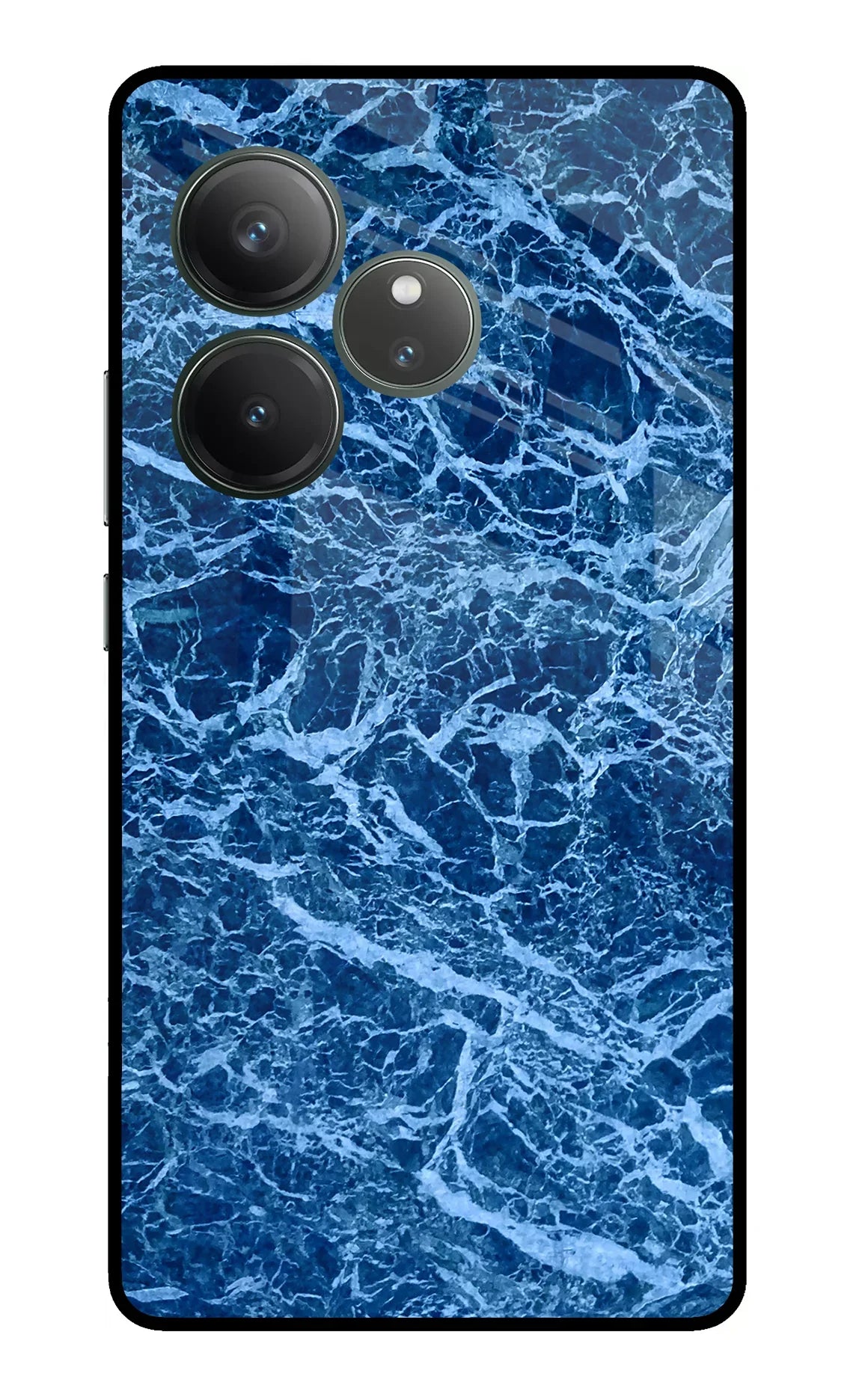 Blue Marble Realme GT 6 Glass Case - Blue Marble Realme GT 6 Glass Case Blue Marble Realme GT 6 Glass Case
