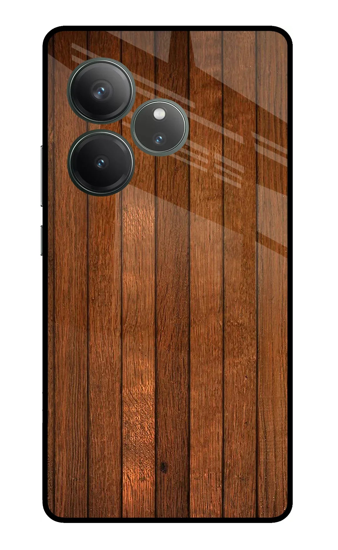 Wooden Artwork Bands Realme GT 6 Glass Case - Wooden Artwork Bands Realme GT 6 Glass Case Wooden Artwork Bands Realme GT 6 Glass Case