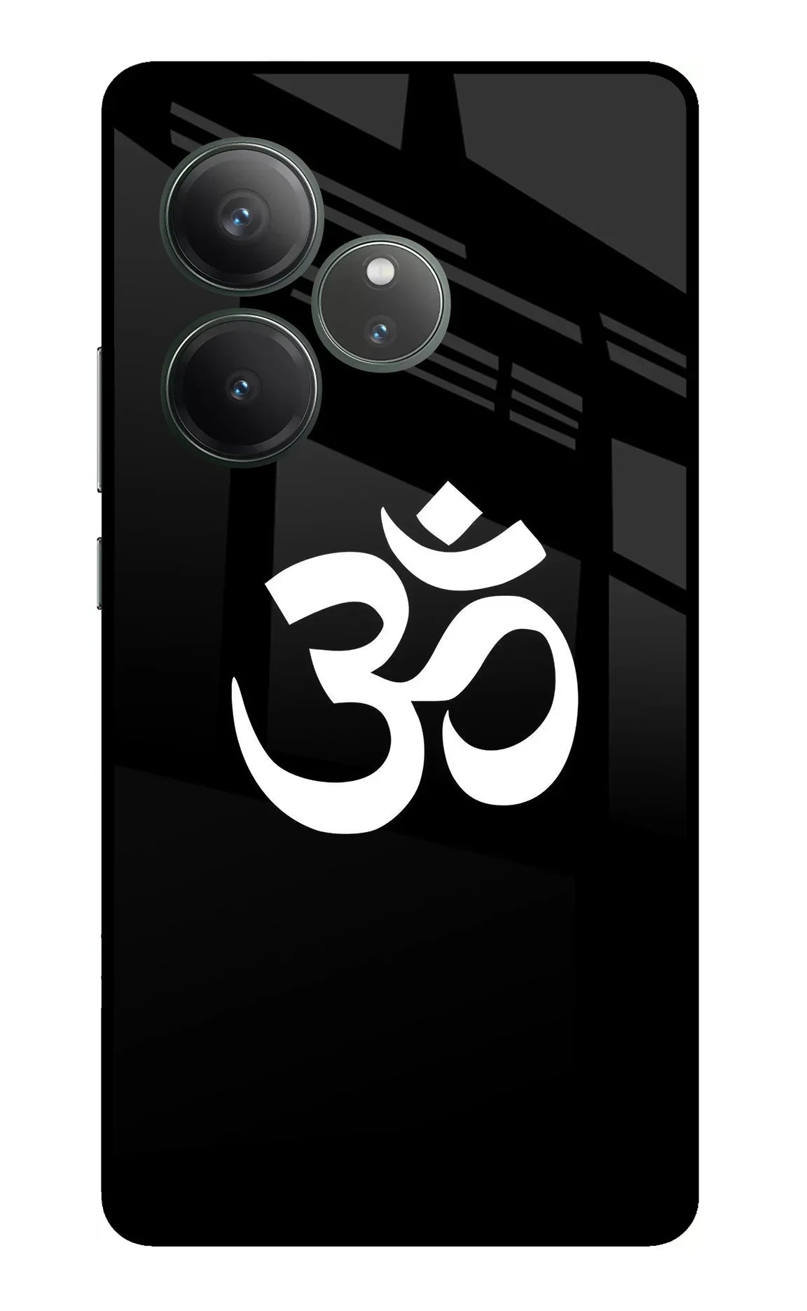 Om Realme GT 6 Glass Case - Om Realme GT 6 Glass Case Om Realme GT 6 Glass Case