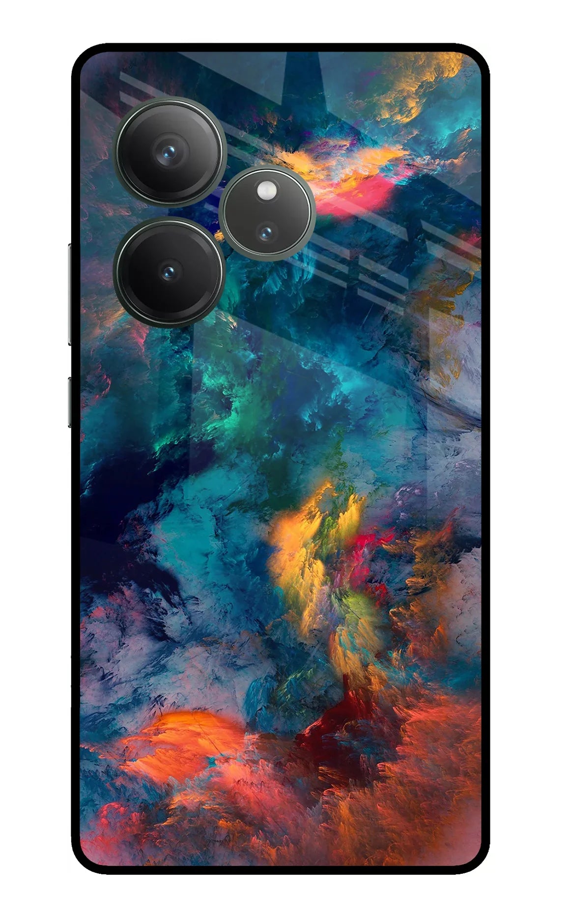Artwork Paint Realme GT 6 Glass Case - Artwork Paint Realme GT 6 Glass Case Artwork Paint Realme GT 6 Glass Case
