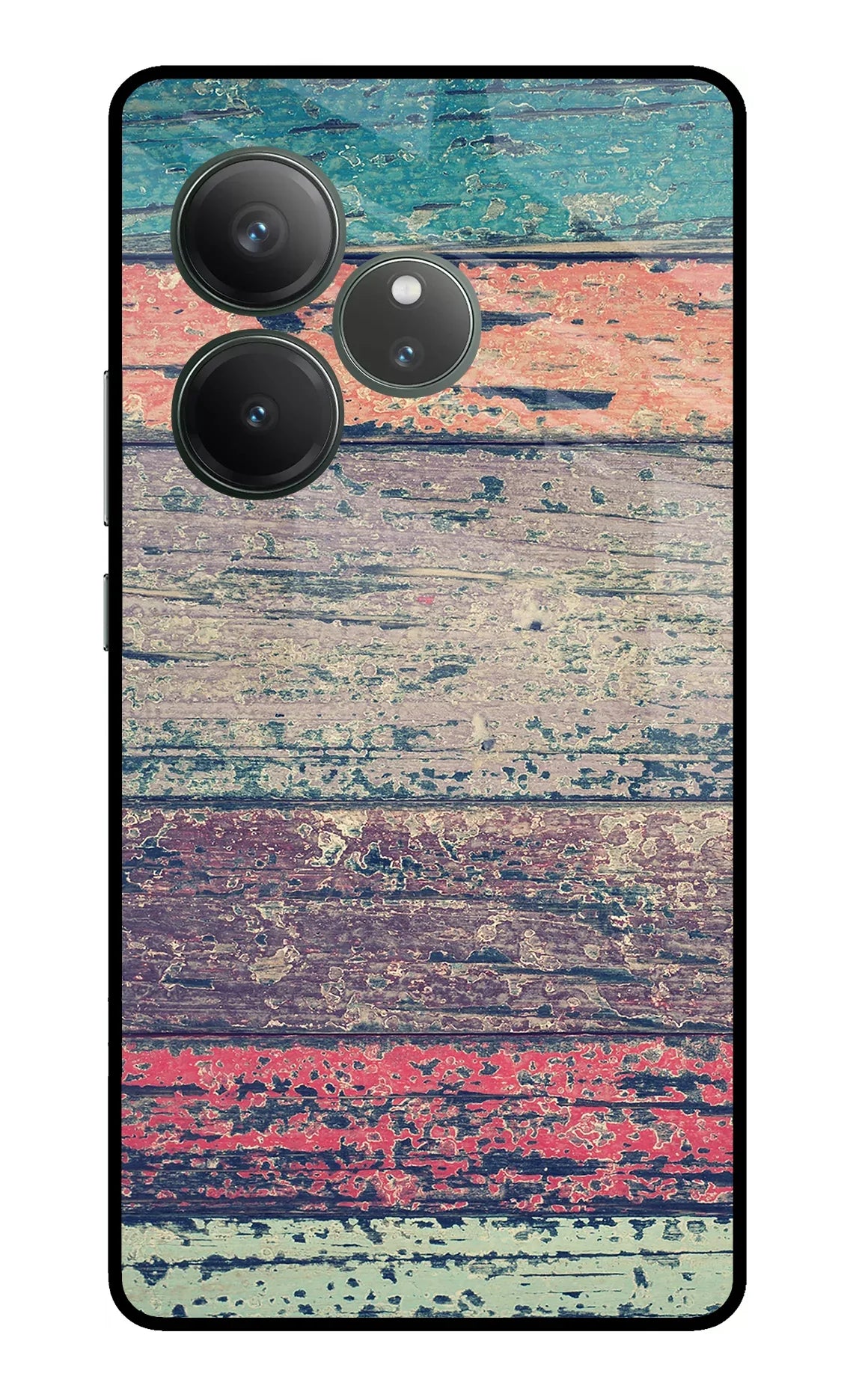 Colourful Wall Realme GT 6 Glass Case - Colourful Wall Realme GT 6 Glass Case Colourful Wall Realme GT 6 Glass Case