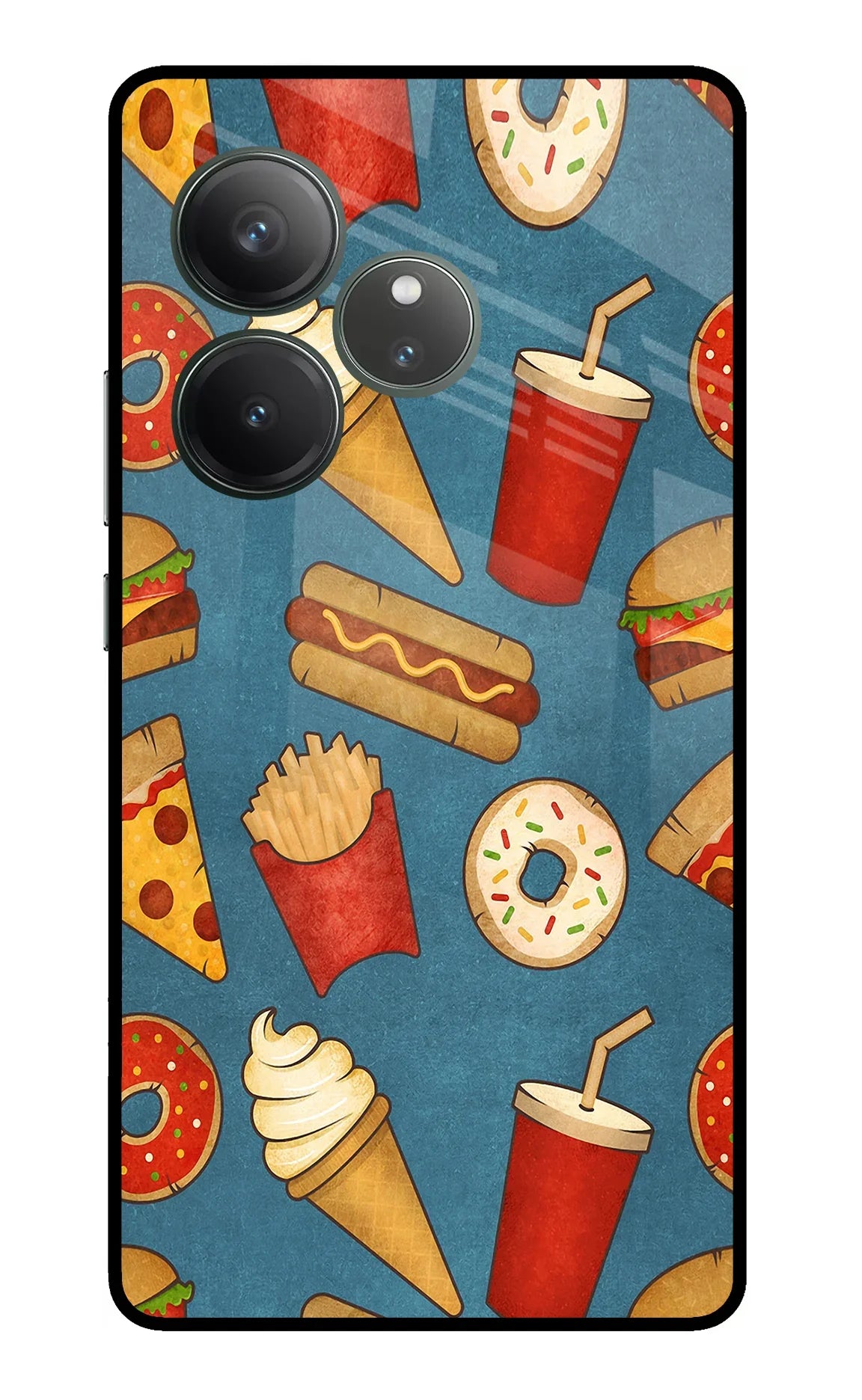 Foodie Realme GT 6 Glass Case - Foodie Realme GT 6 Glass Case Foodie Realme GT 6 Glass Case