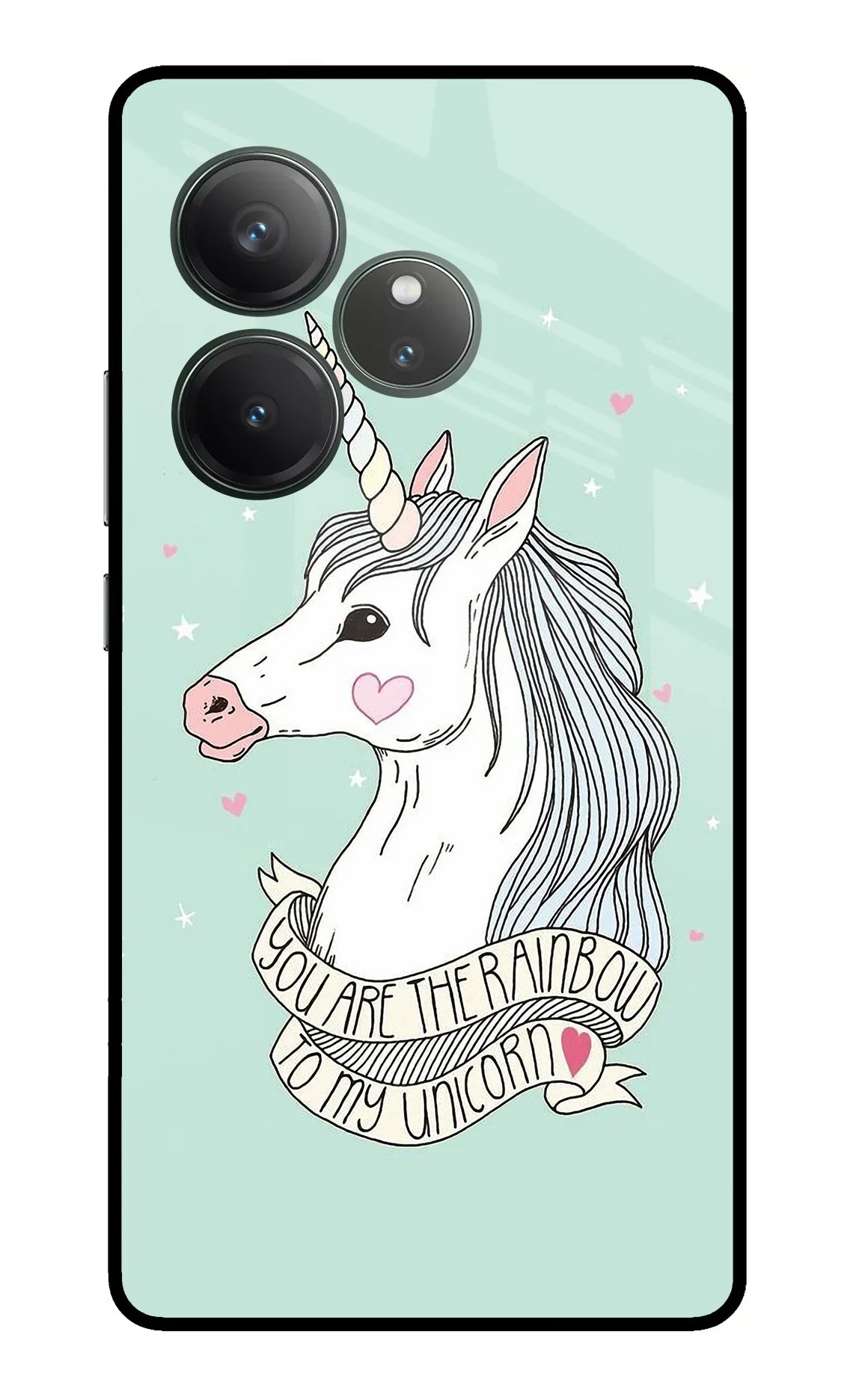 Unicorn Wallpaper Realme GT 6 Glass Case - Unicorn Wallpaper Realme GT 6 Glass Case Unicorn Wallpaper Realme GT 6 Glass Case