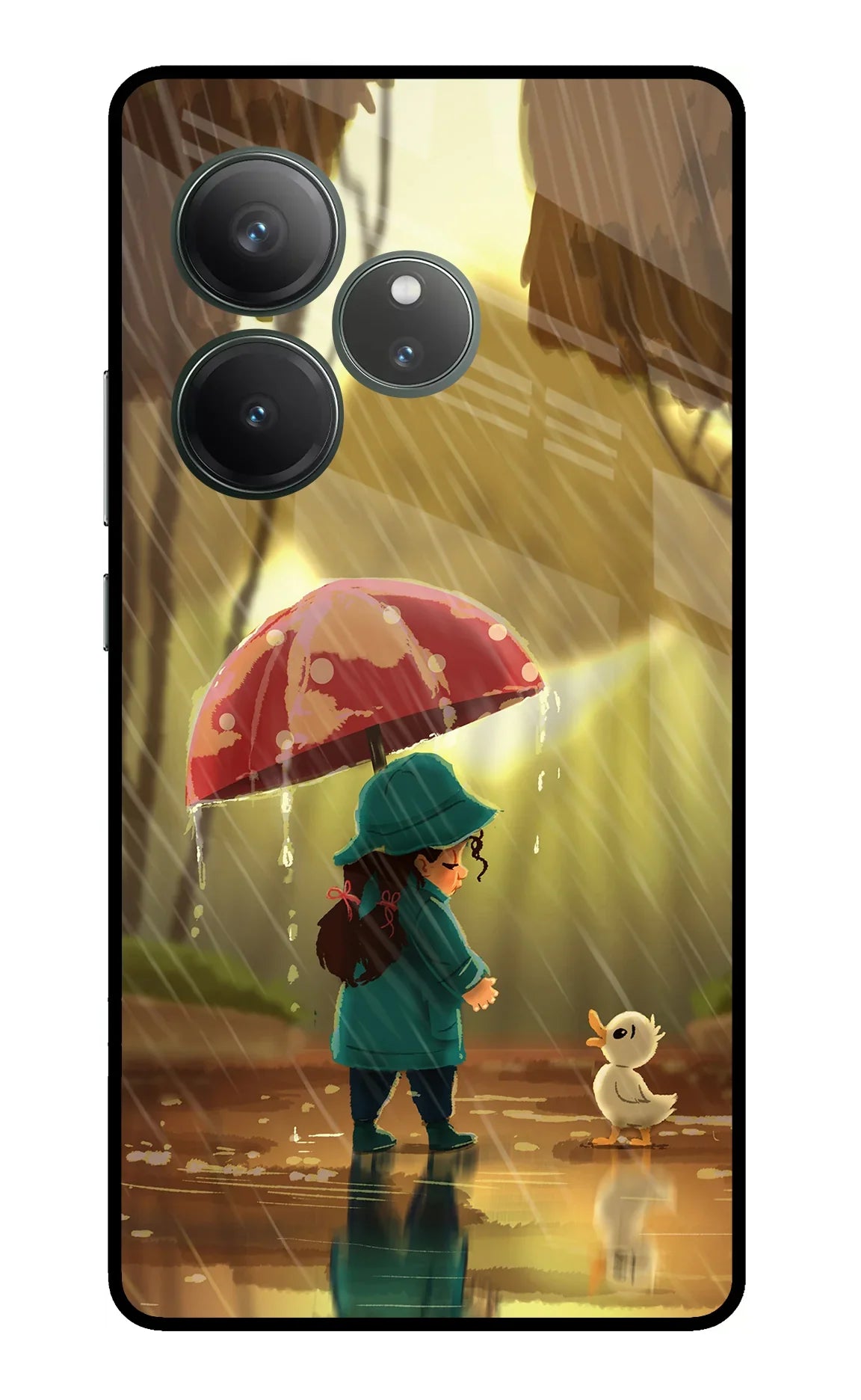 Rainy Day Realme GT 6 Glass Case - Rainy Day Realme GT 6 Glass Case Rainy Day Realme GT 6 Glass Case