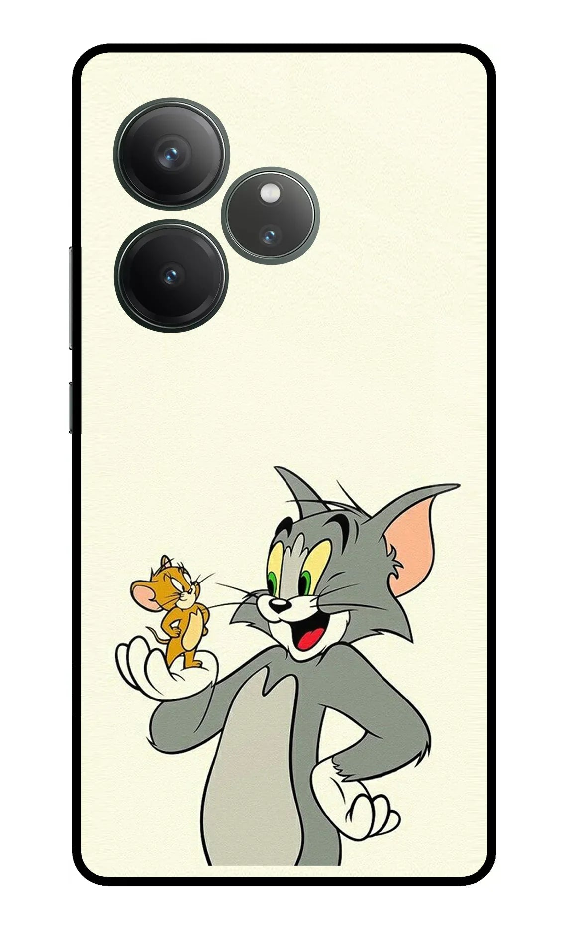 Tom & Jerry Realme GT 6 Glass Case - Tom & Jerry Realme GT 6 Glass Case Tom & Jerry Realme GT 6 Glass Case