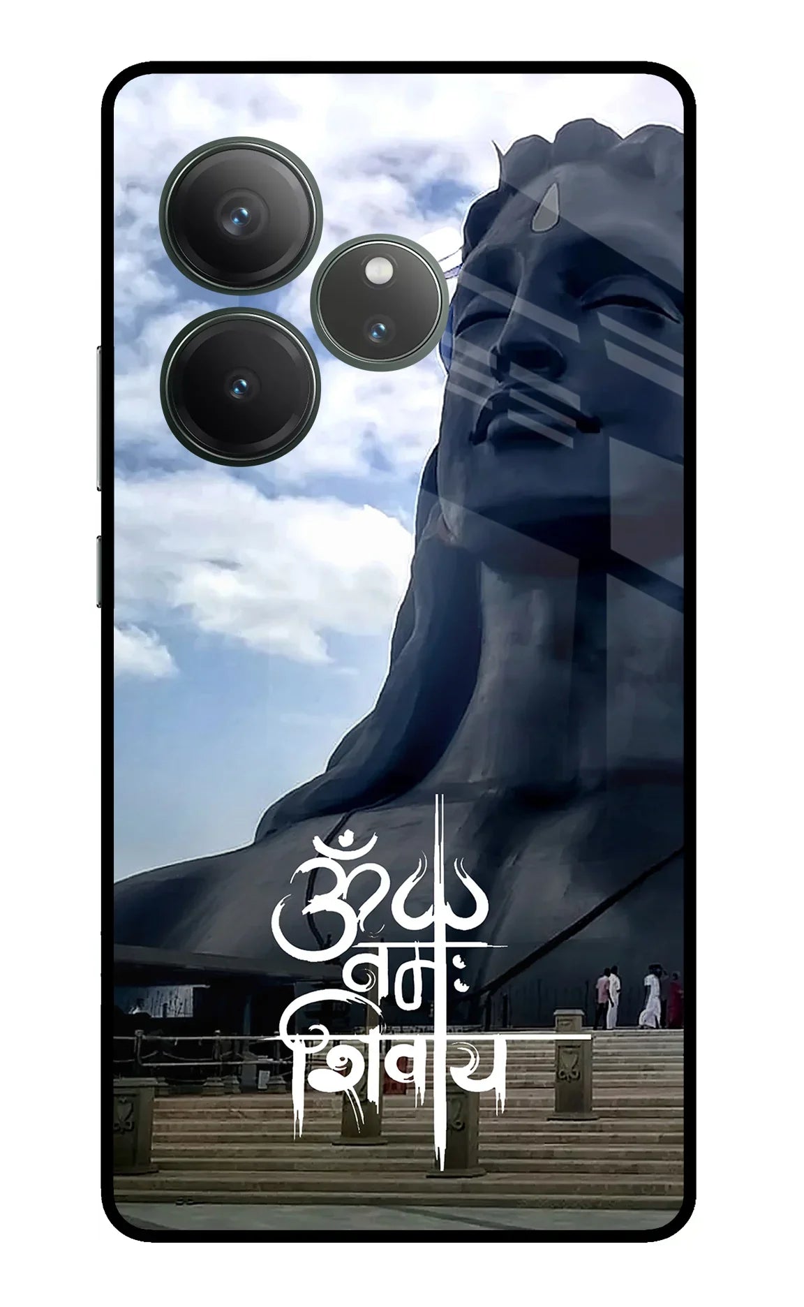 Om Namah Shivay Realme GT 6 Glass Case - Om Namah Shivay Realme GT 6 Glass Case Om Namah Shivay Realme GT 6 Glass Case