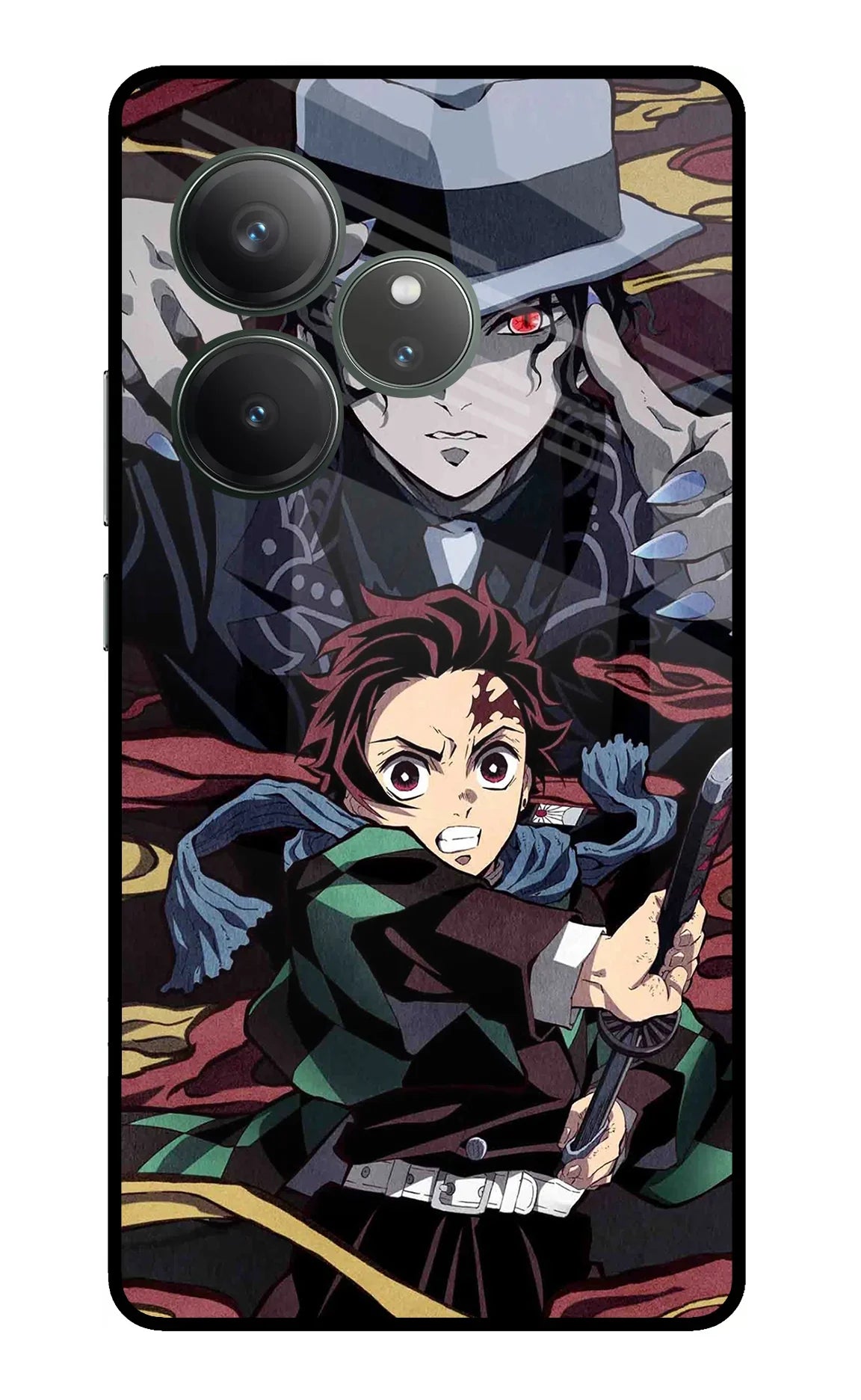 Demon Slayer Realme GT 6 Glass Case - Demon Slayer Realme GT 6 Glass Case Demon Slayer Realme GT 6 Glass Case
