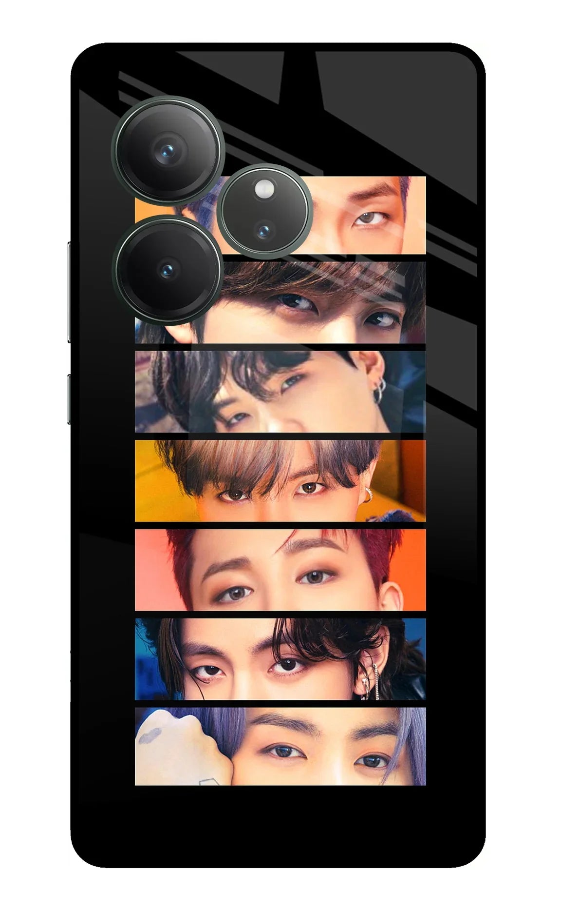 BTS Eyes Realme GT 6 Glass Case - BTS Eyes Realme GT 6 Glass Case BTS Eyes Realme GT 6 Glass Case