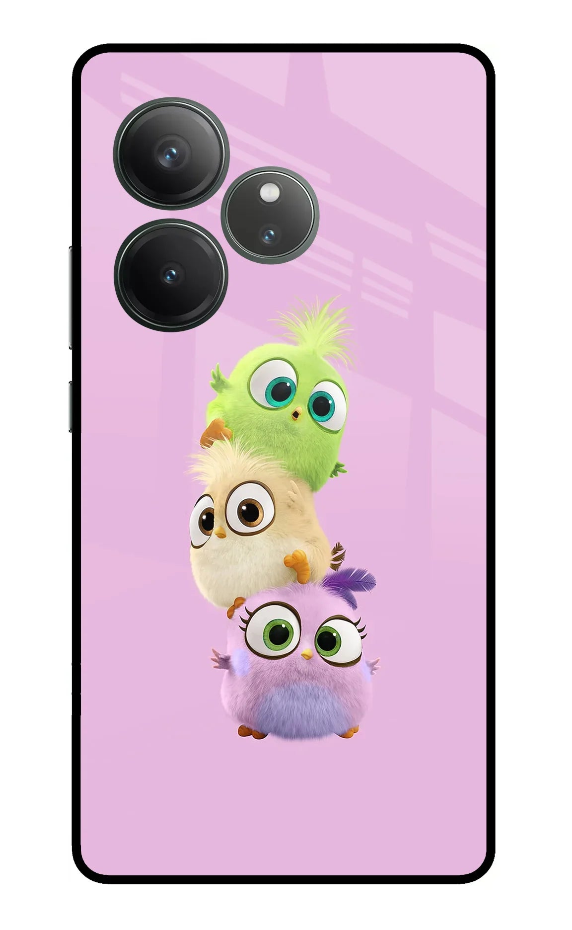 Cute Little Birds Realme GT 6 Glass Case - Cute Little Birds Realme GT 6 Glass Case Cute Little Birds Realme GT 6 Glass Case