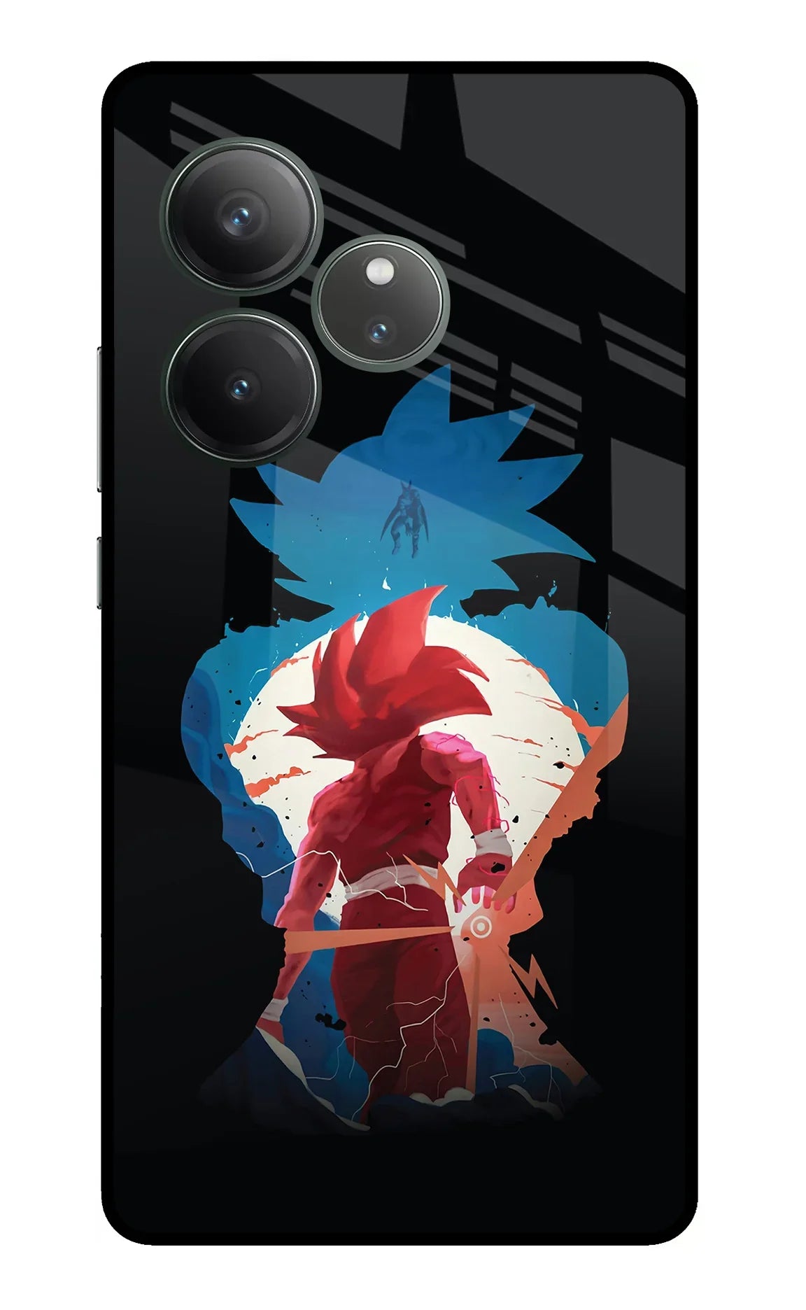 Goku Realme GT 6 Glass Case - Goku Realme GT 6 Glass Case Goku Realme GT 6 Glass Case