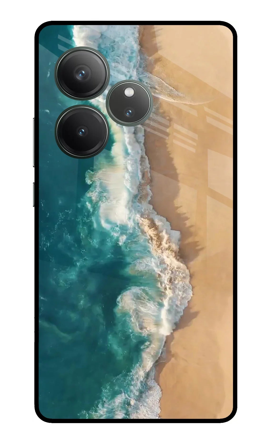 Ocean Beach Realme GT 6 Glass Case - Ocean Beach Realme GT 6 Glass Case Ocean Beach Realme GT 6 Glass Case