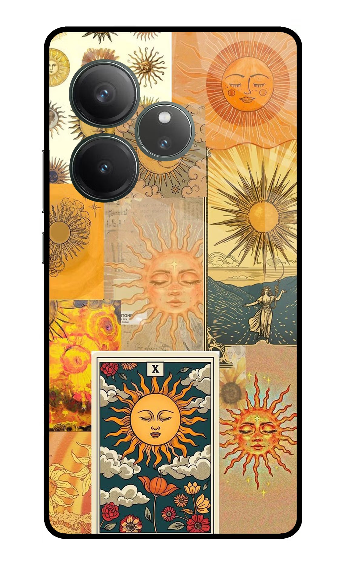 Sun Realme GT 6 Glass Case - Sun Realme GT 6 Glass Case Sun Realme GT 6 Glass Case